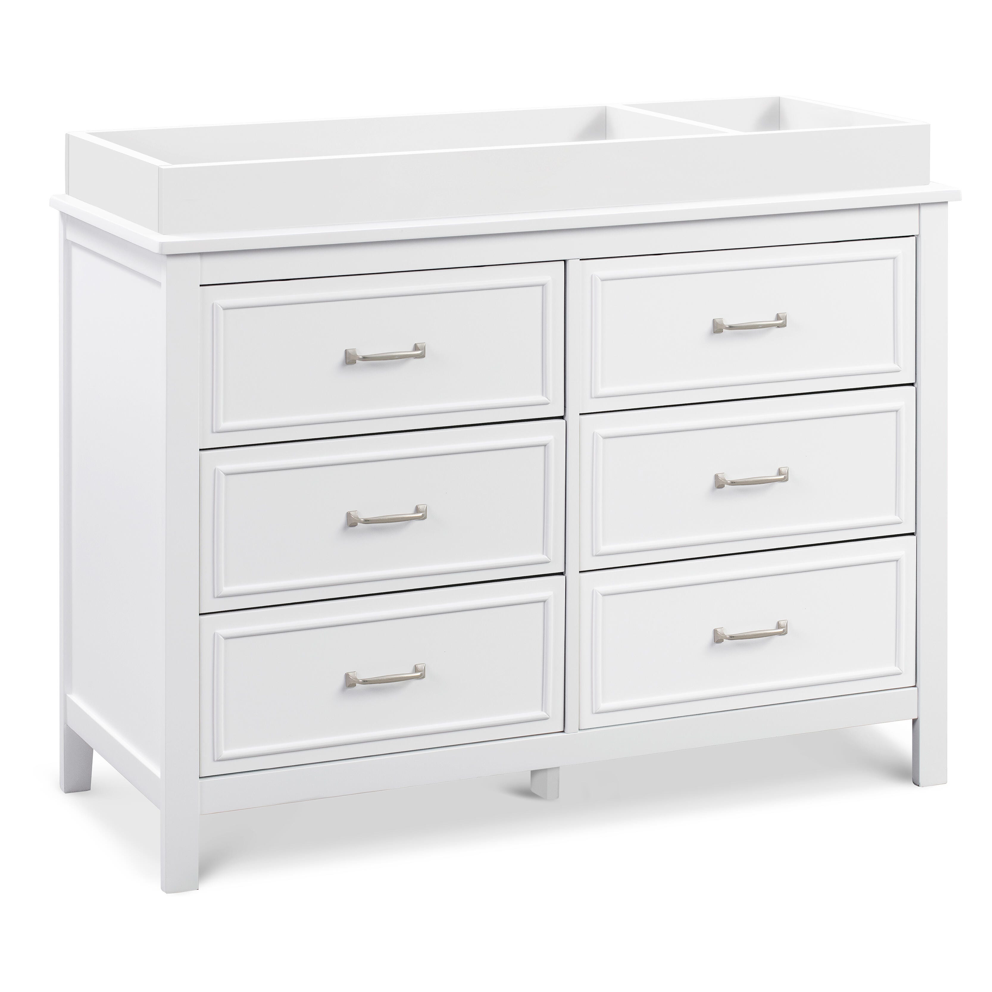 DaVinci Charlie 6-drawer Double Dresser, White, large