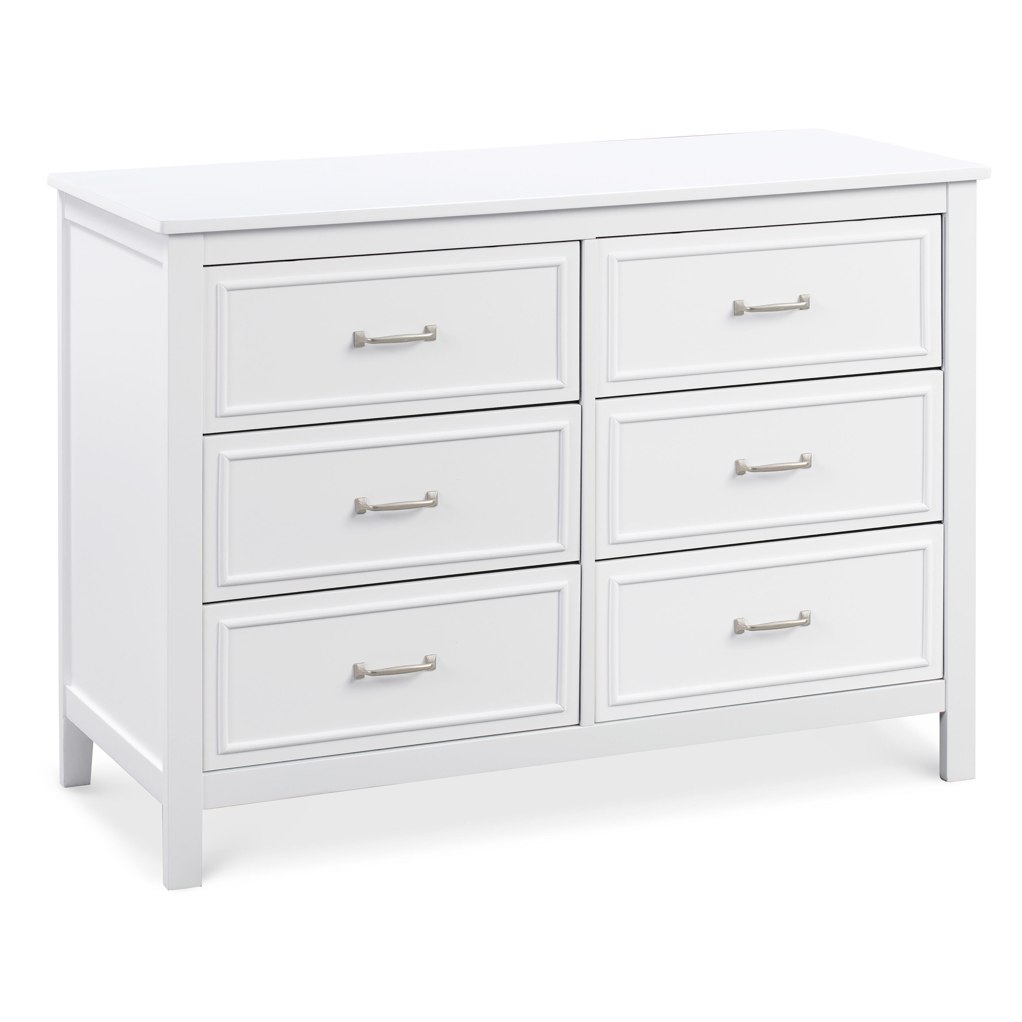 DaVinci Charlie 6-drawer Double Dresser, White, large
