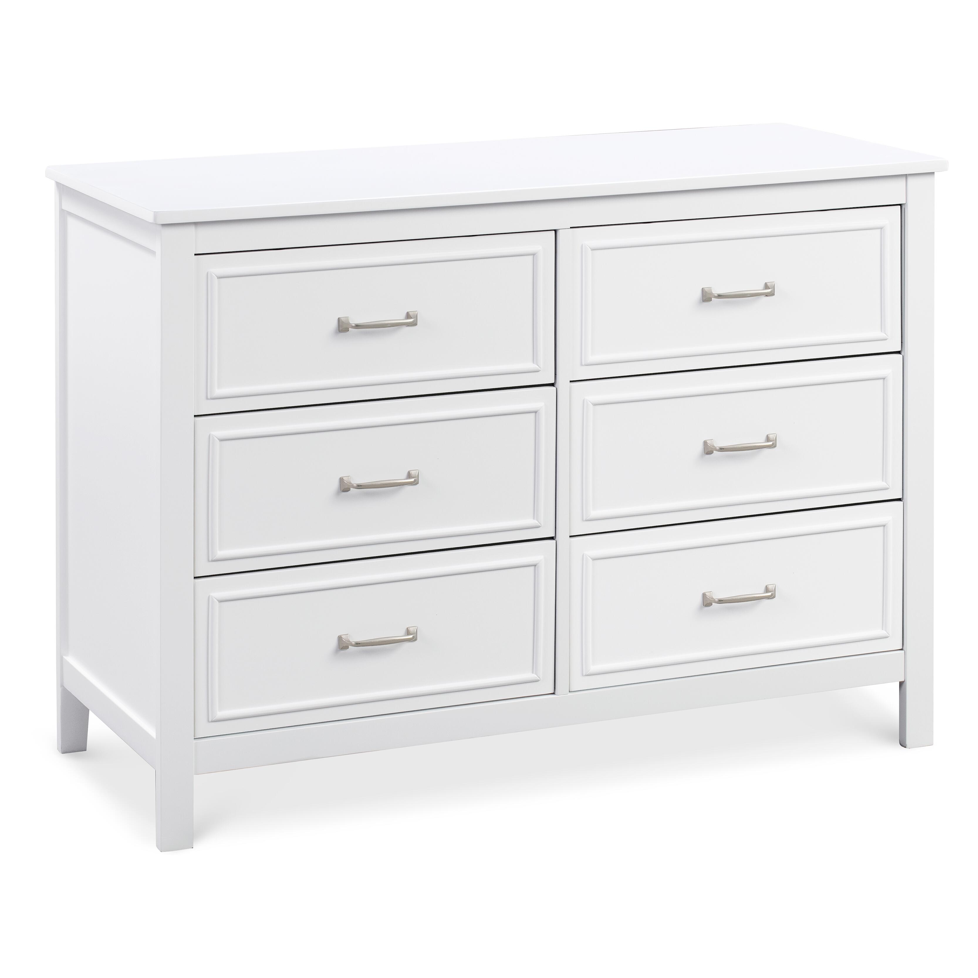 DaVinci Charlie 6-drawer Double Dresser, White, large