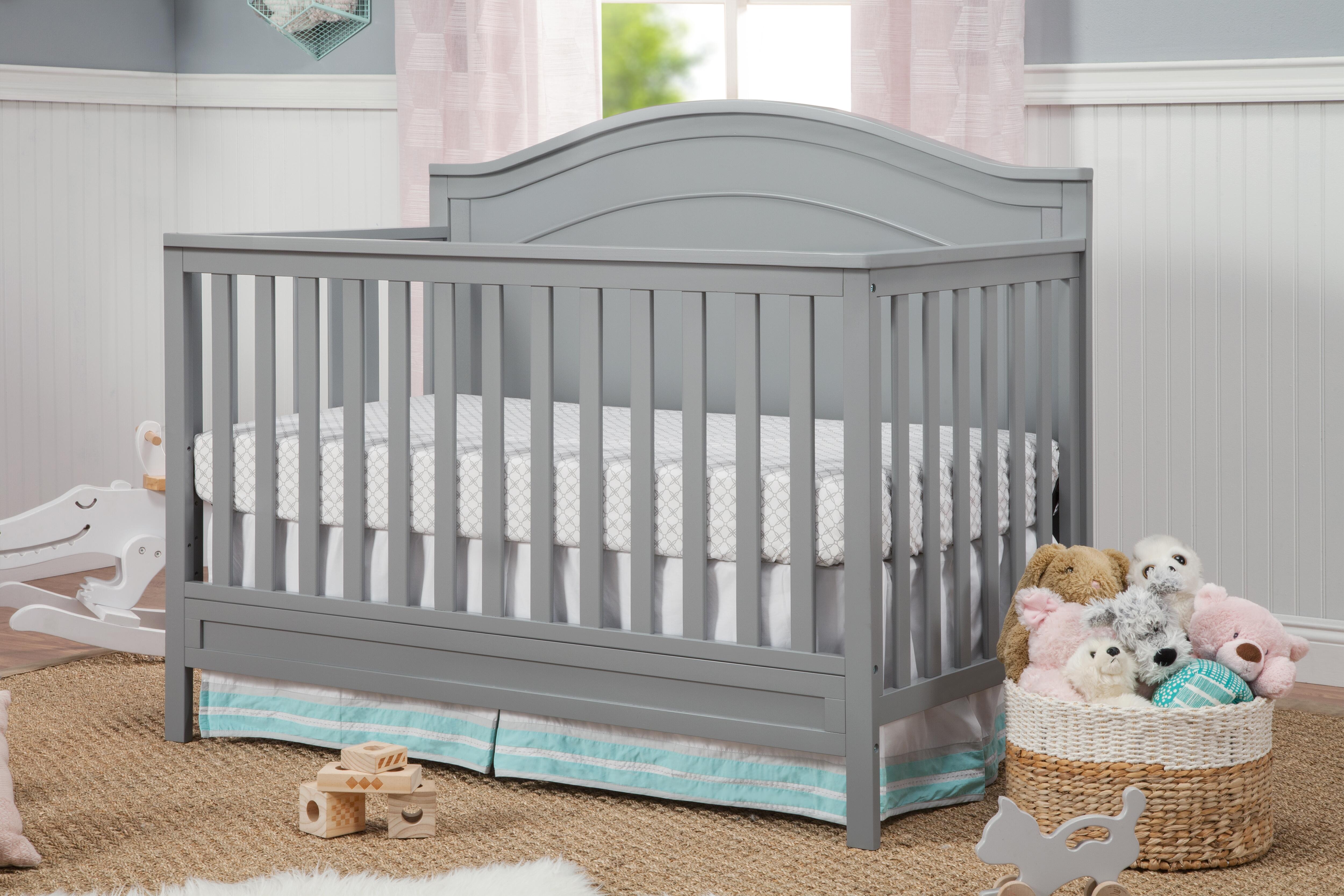 DaVinci DaVinci Charlie 4-in-1 Convertible Crib, Gray, large