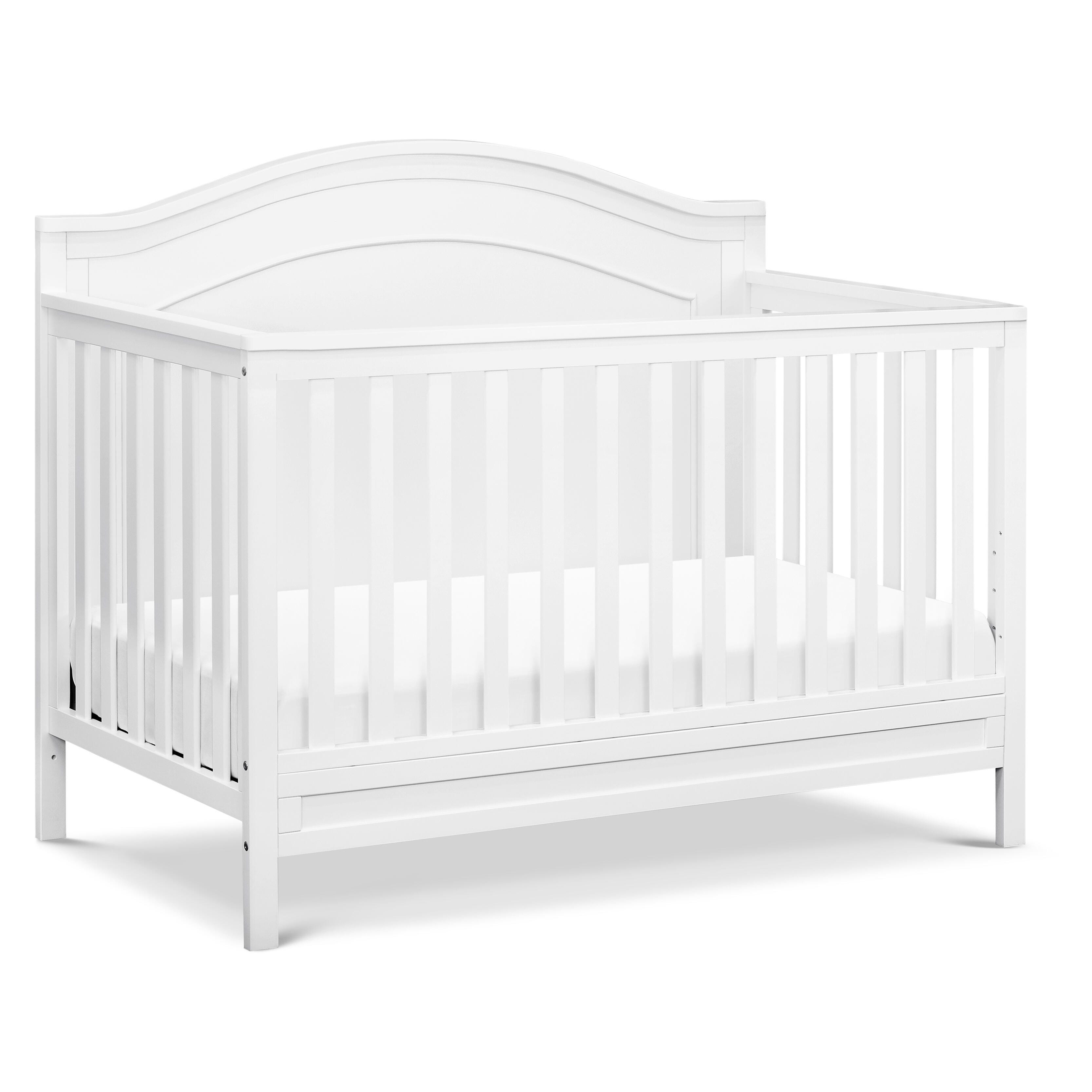 DaVinci Charlie 4-in-1 Convertible Crib, White, large