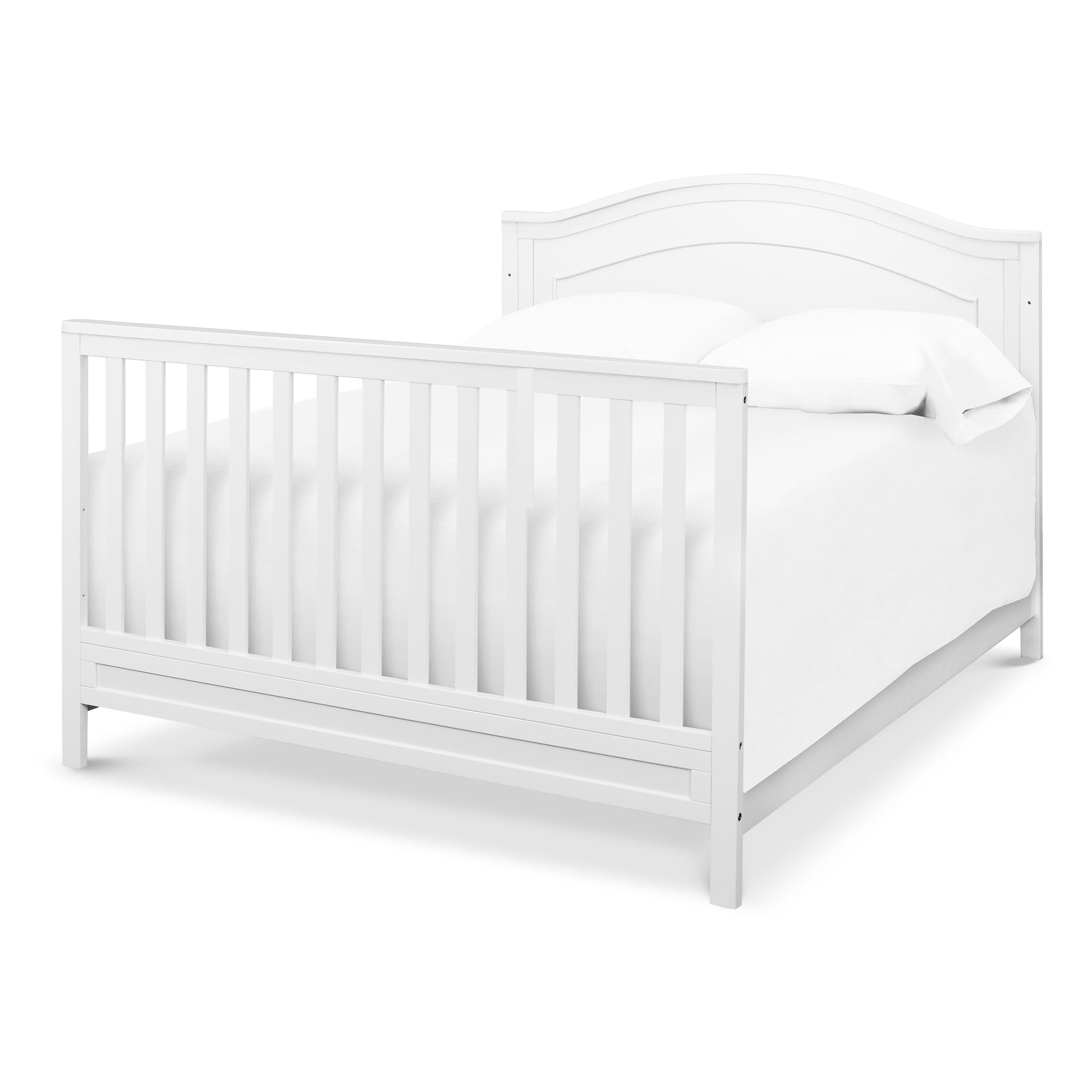 DaVinci Charlie 4-in-1 Convertible Crib, White, large
