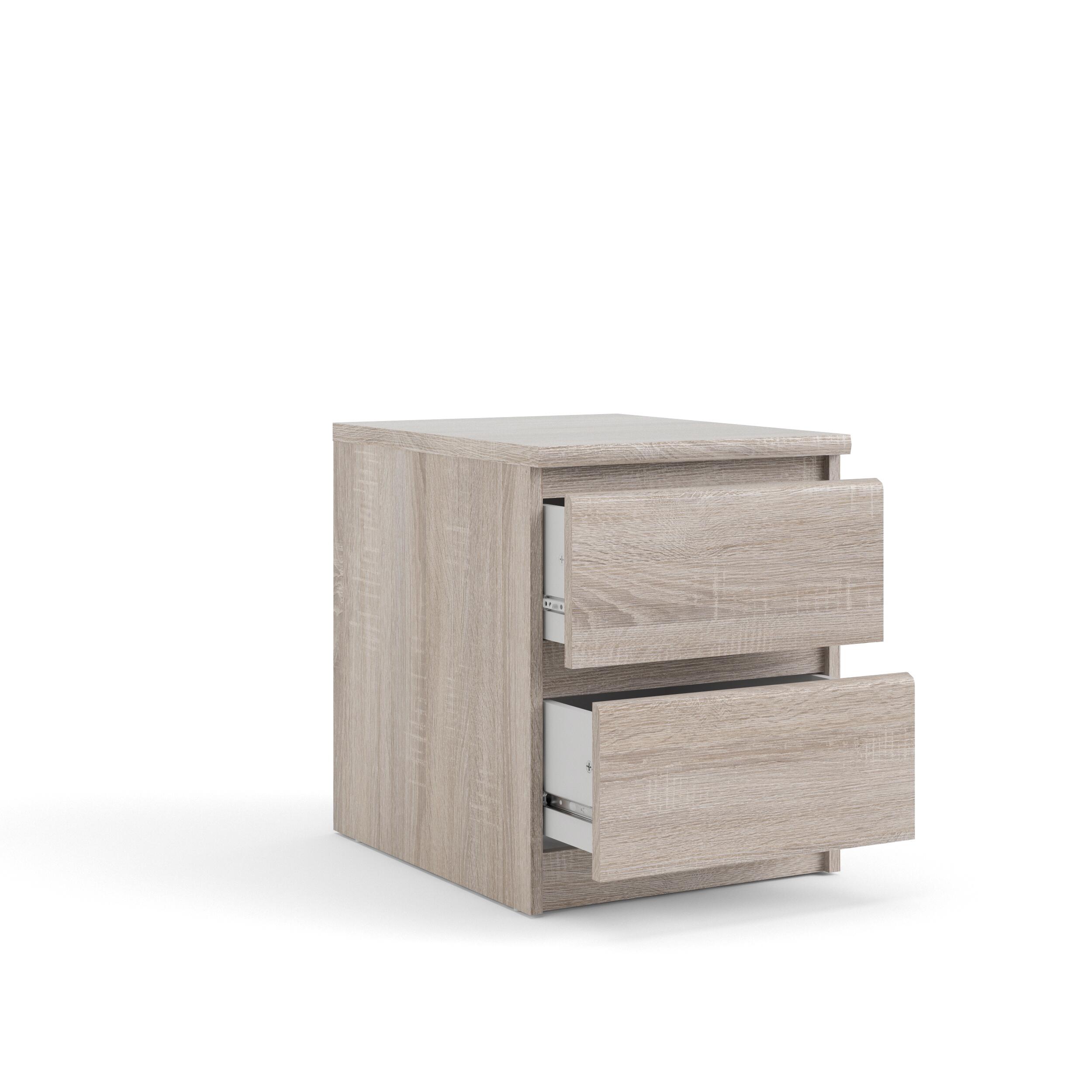 Scottsdale 2 Drawer Nightstand, Truffle, large