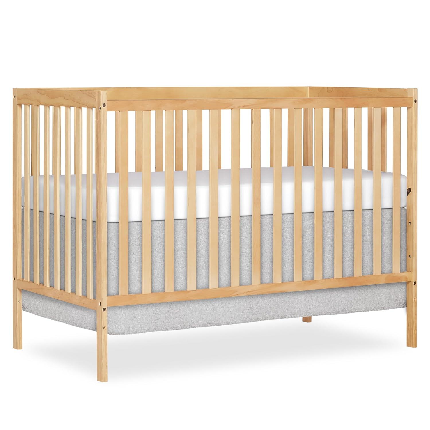 Dream On Me Synergy 5-in-1 Convertible Crib, Natural, large