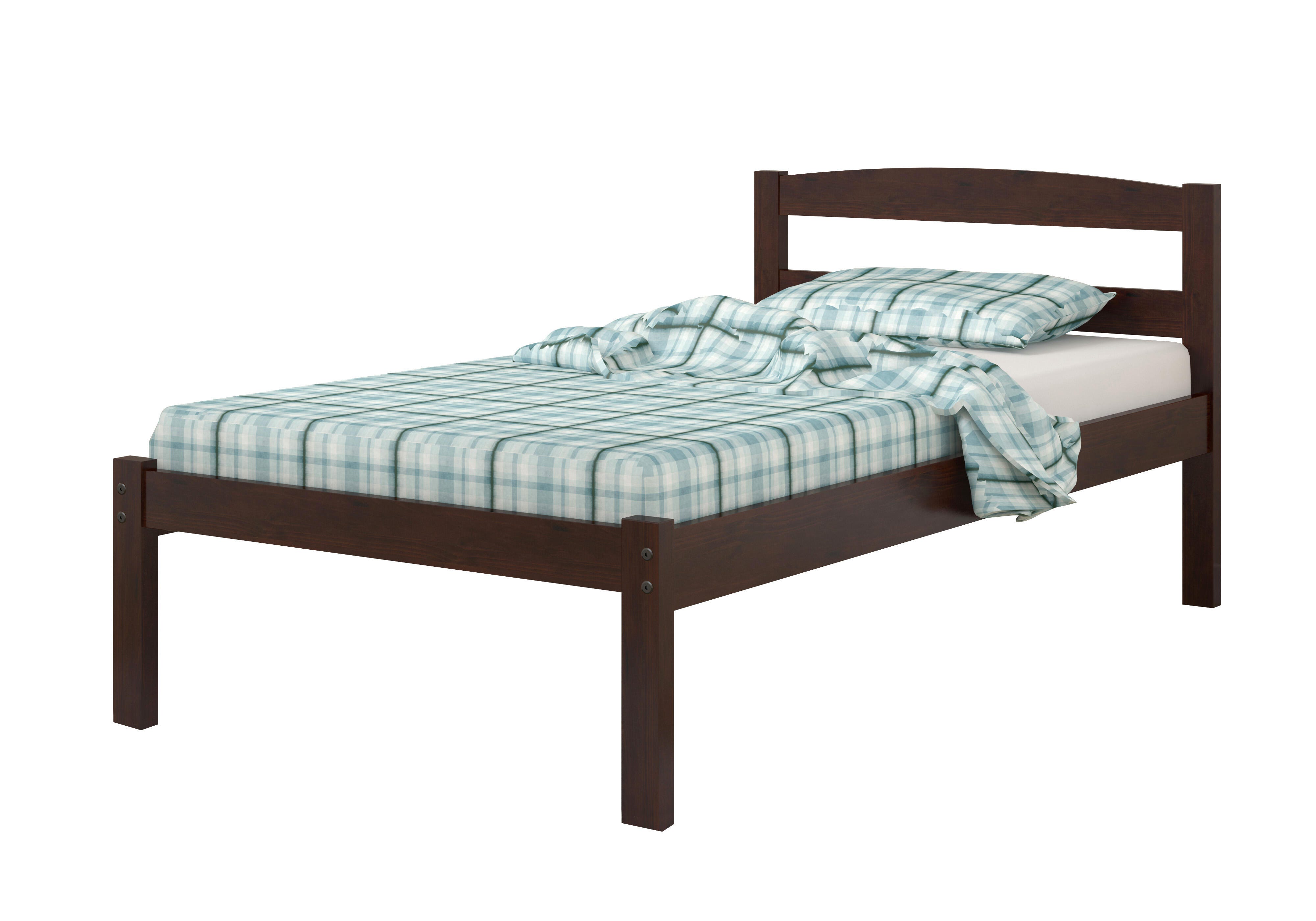 Donco Kids Econo Scandinavian Twin Bed, Cappuccino, large
