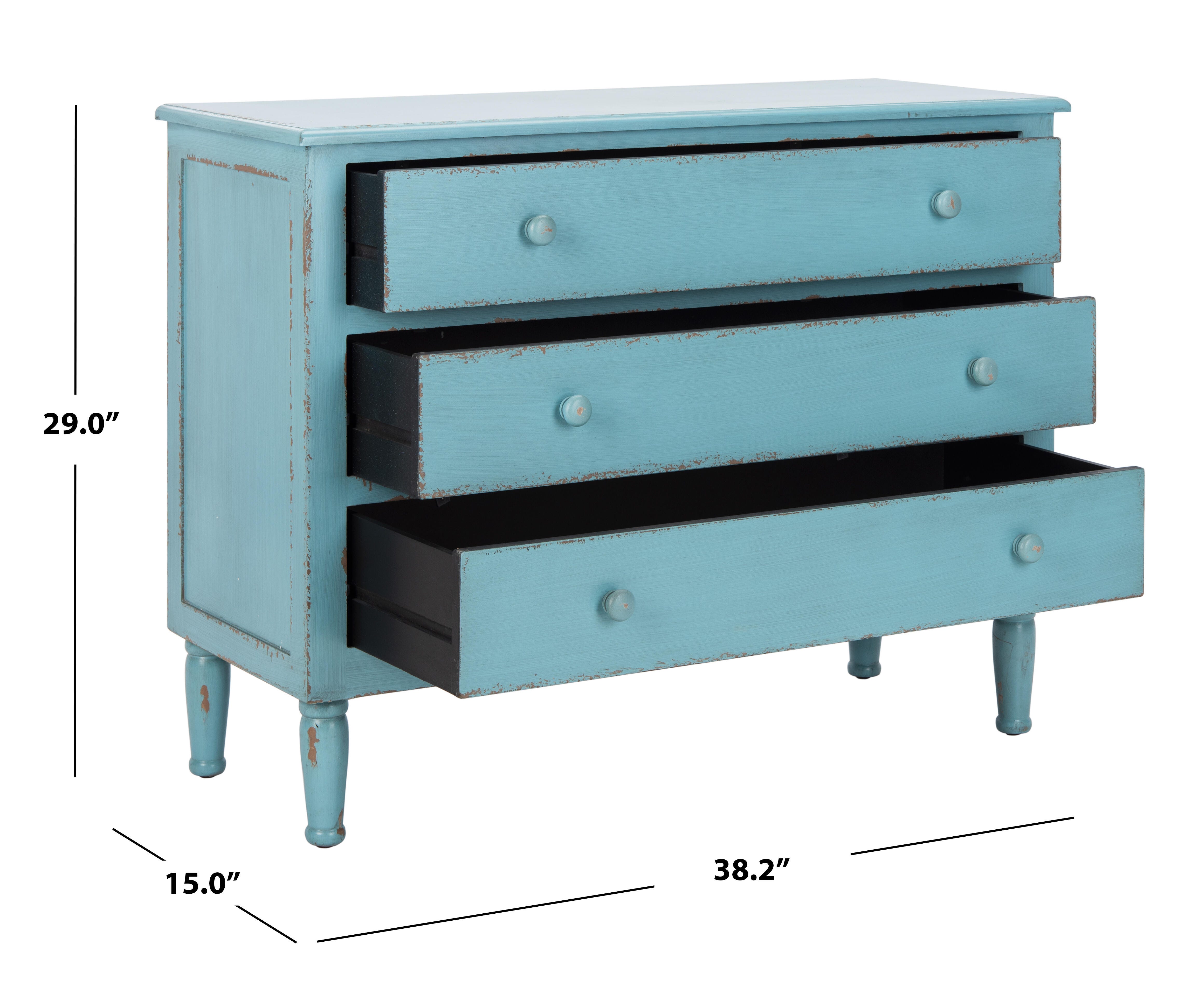 Safavieh Talbot 38" 3 Drawer Chest of Drawers, , large