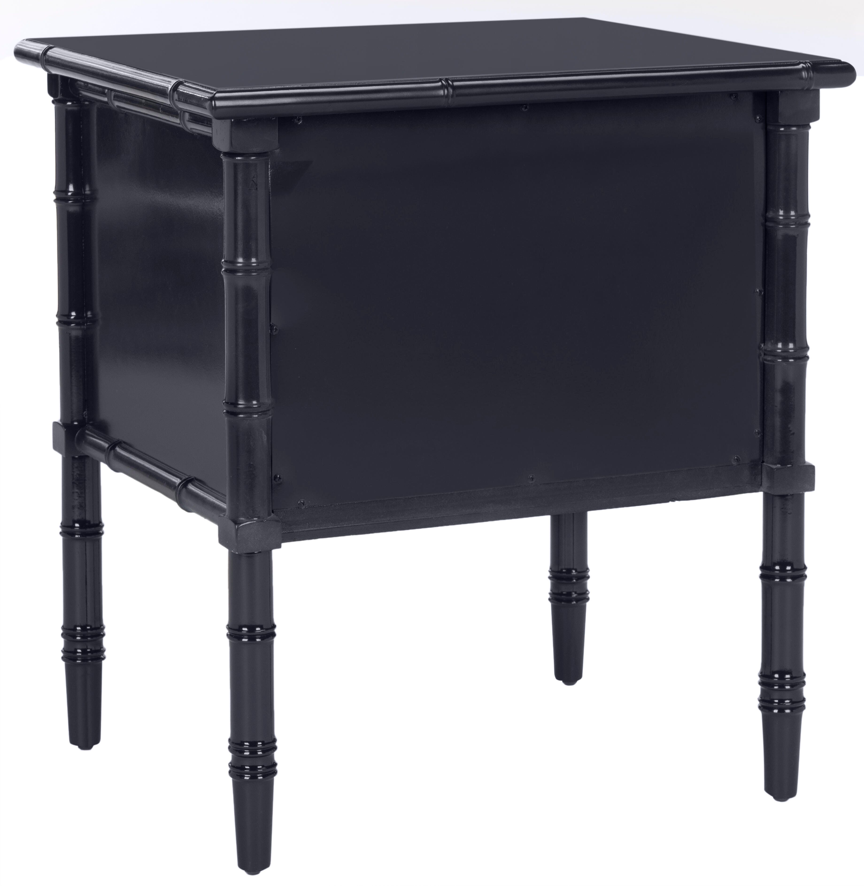 Niah 2 Drawer Nightstand, Navy, large