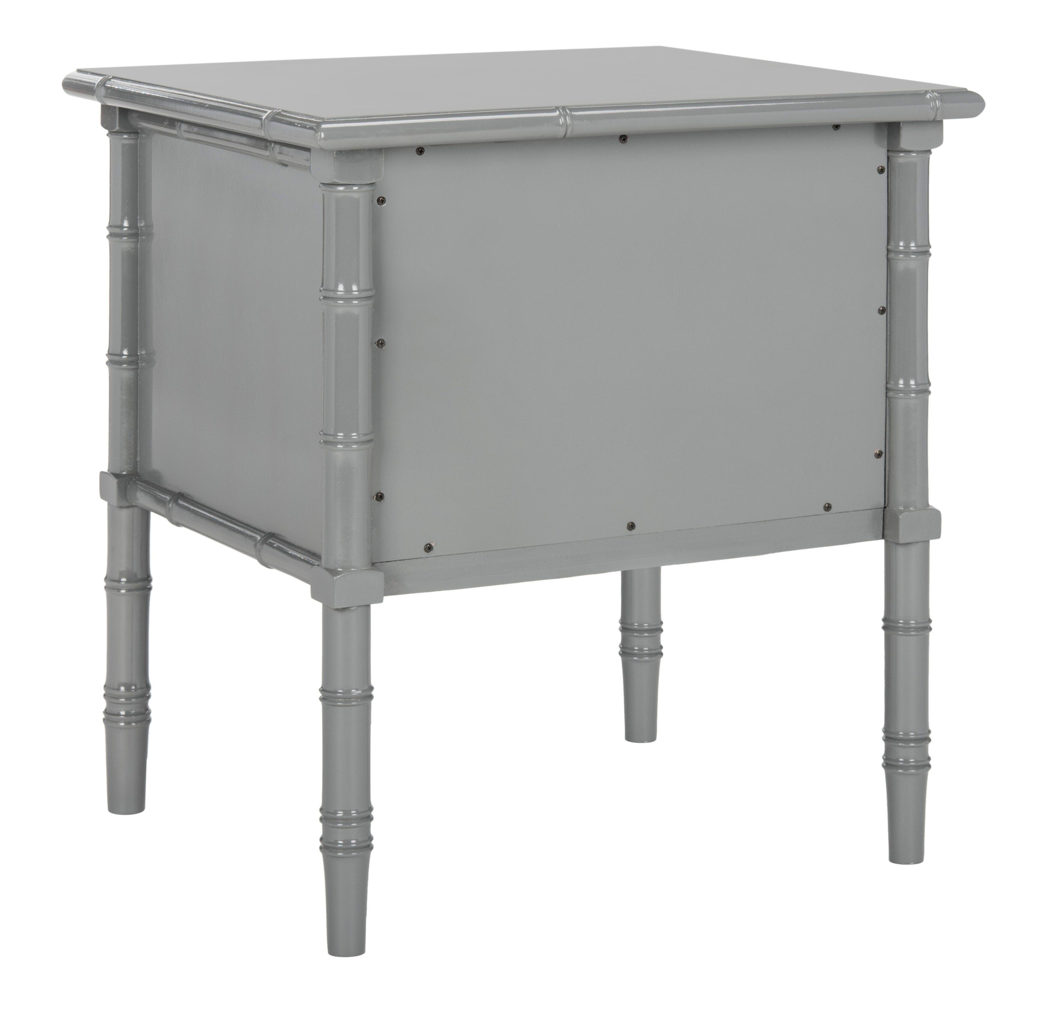 Niah 2 Drawer Nightstand, Gray, large