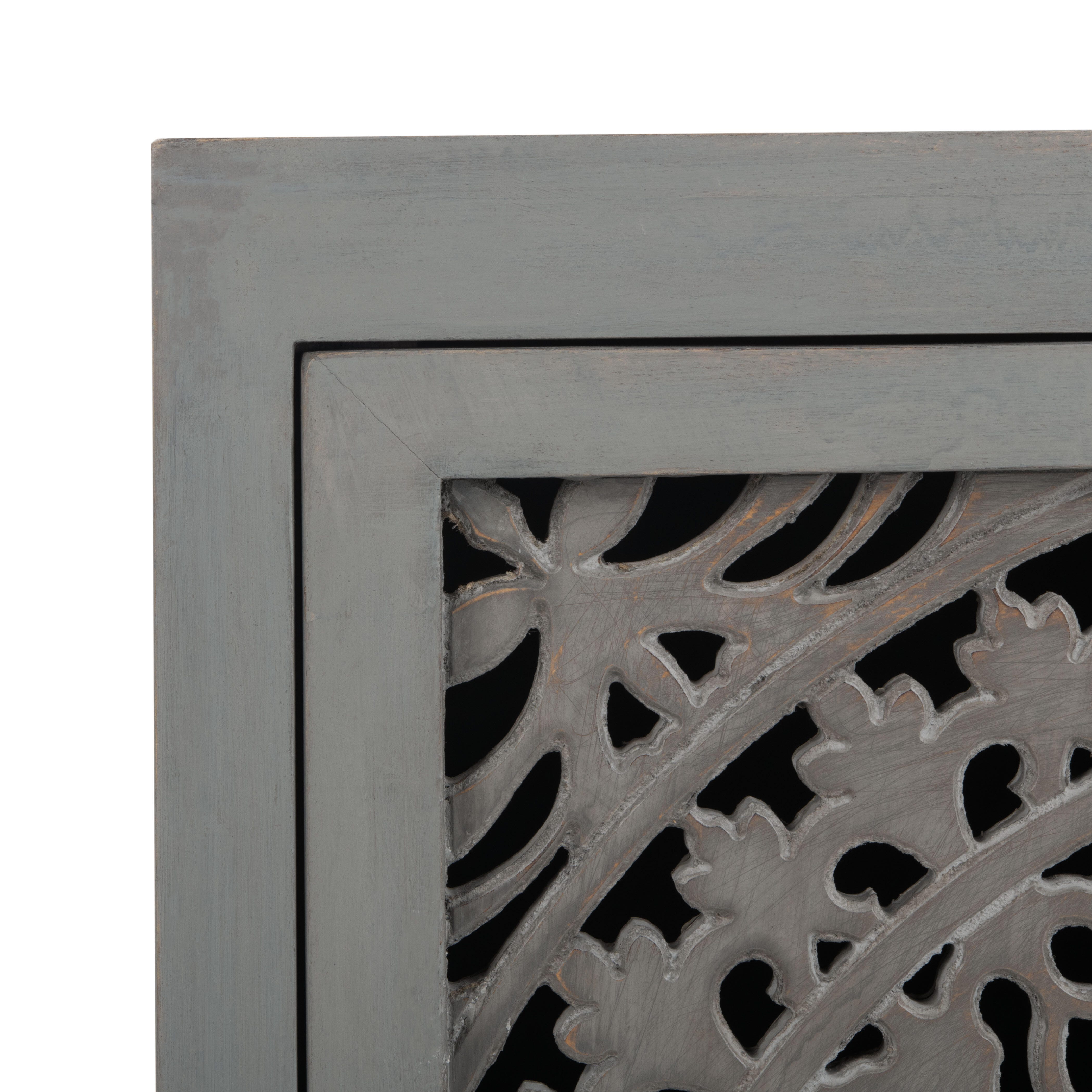 Thea 1 Door Carved Nightstand, , swatch