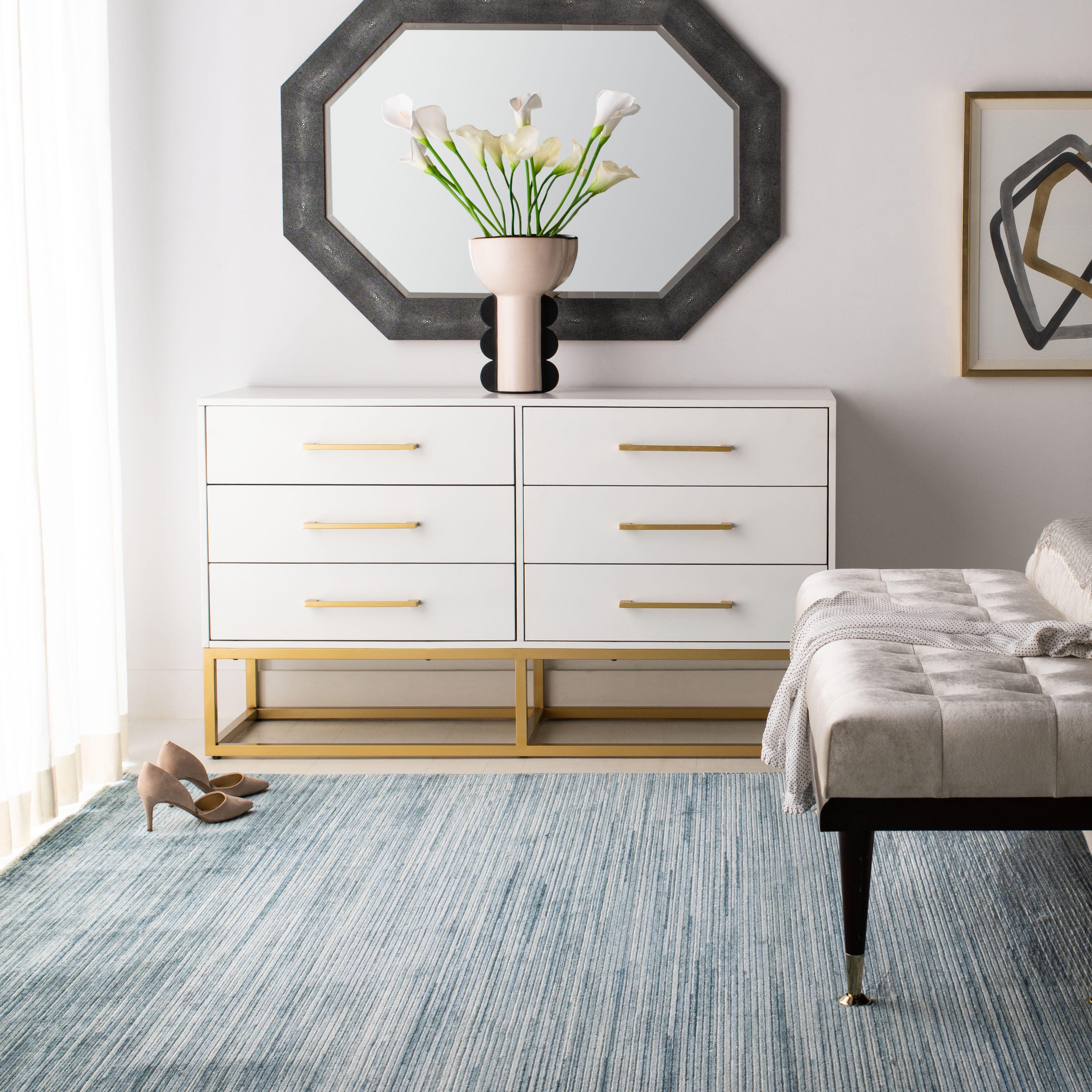 Estelle Dresser, White, rollover