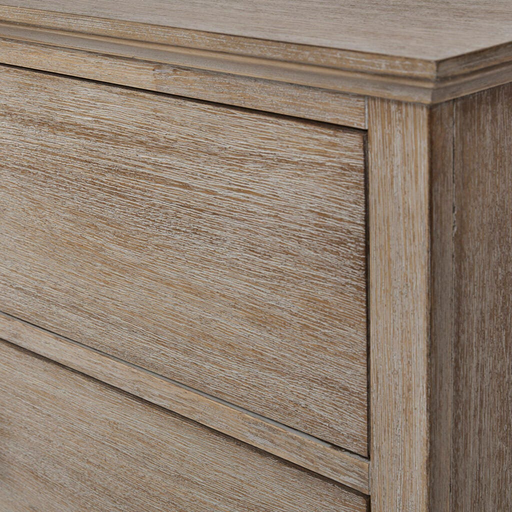 Madison Park Signature Victoria 6 Drawer Dresser, Light Natural, large
