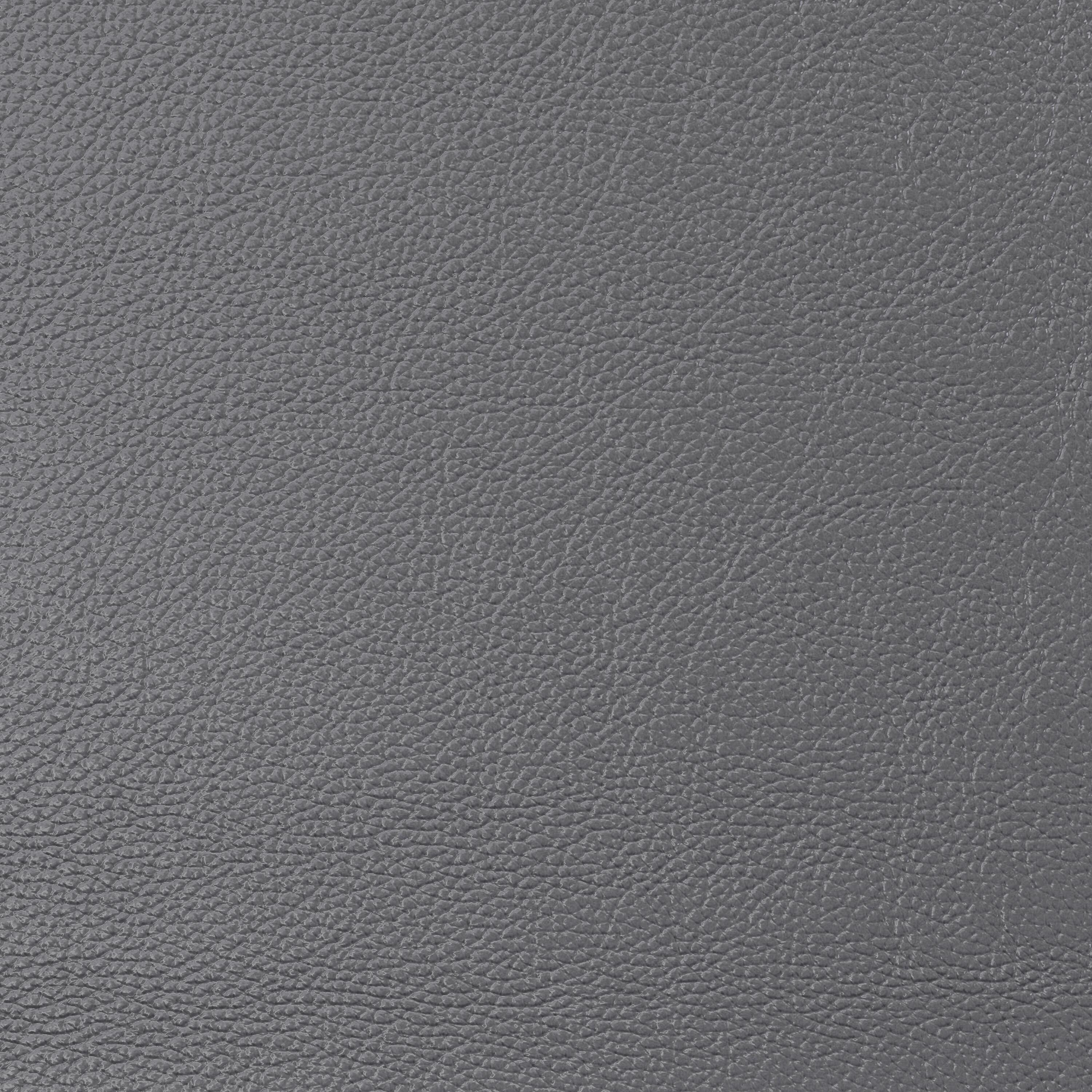 Ziggy King Upholstered Faux Leather Platform Bed, Gray/Black, large