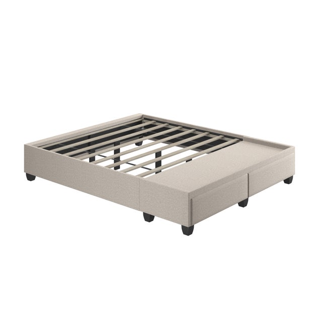 Kalinda Upholstered Linen Storage Bed