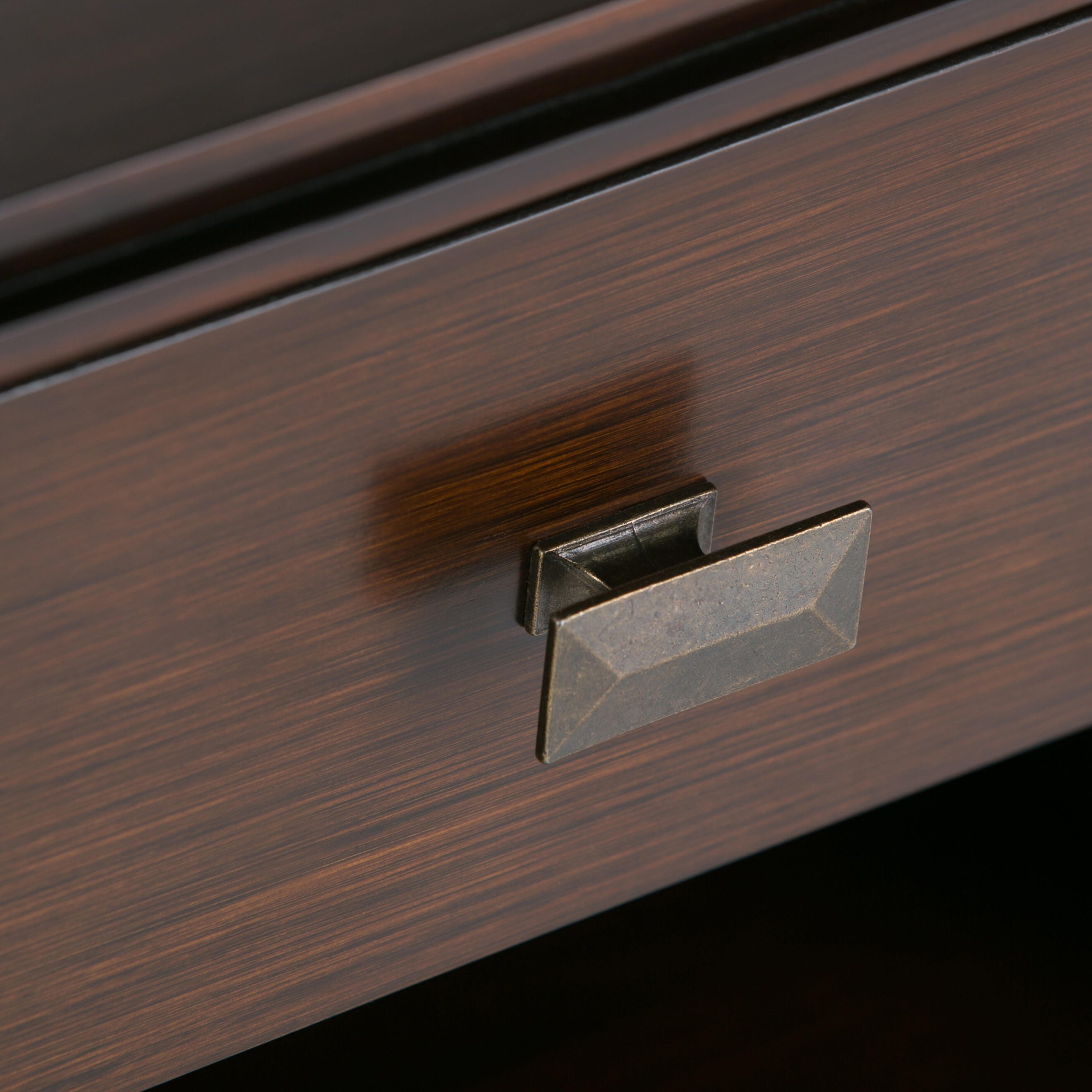 Simpli Home Artisan 24" 1 Drawer Nightstand, Russet Brown, large