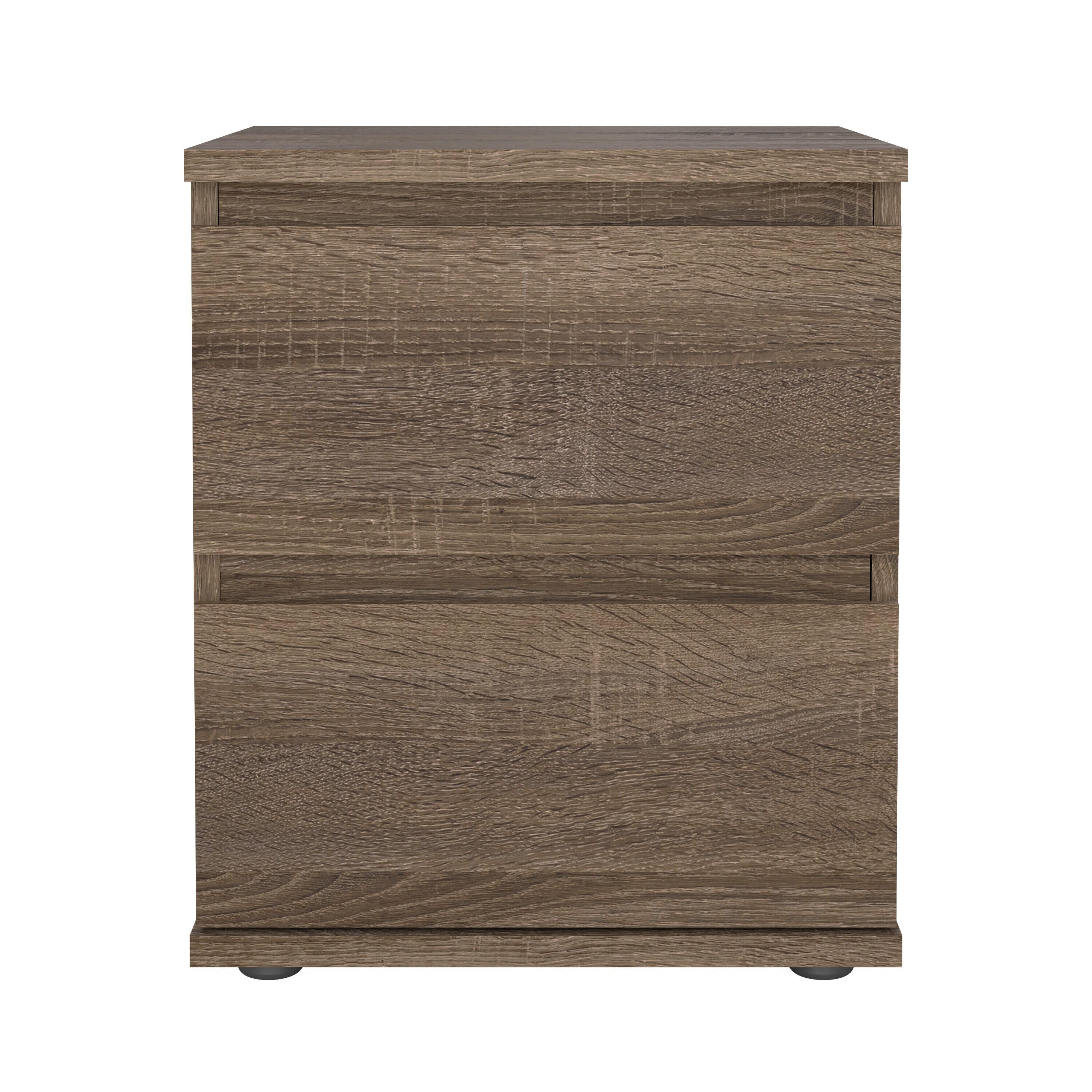 Tvilum Aurora 16" 2 Drawer Nightstand, , large