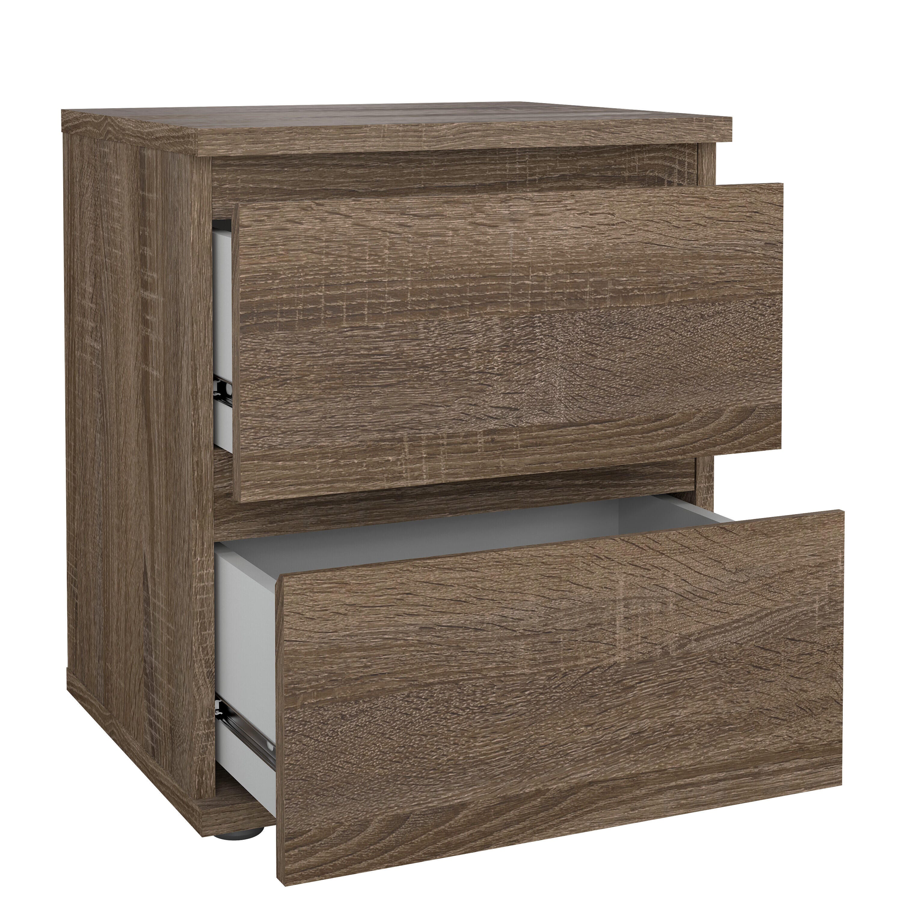Tvilum Aurora 16" 2 Drawer Nightstand, , large