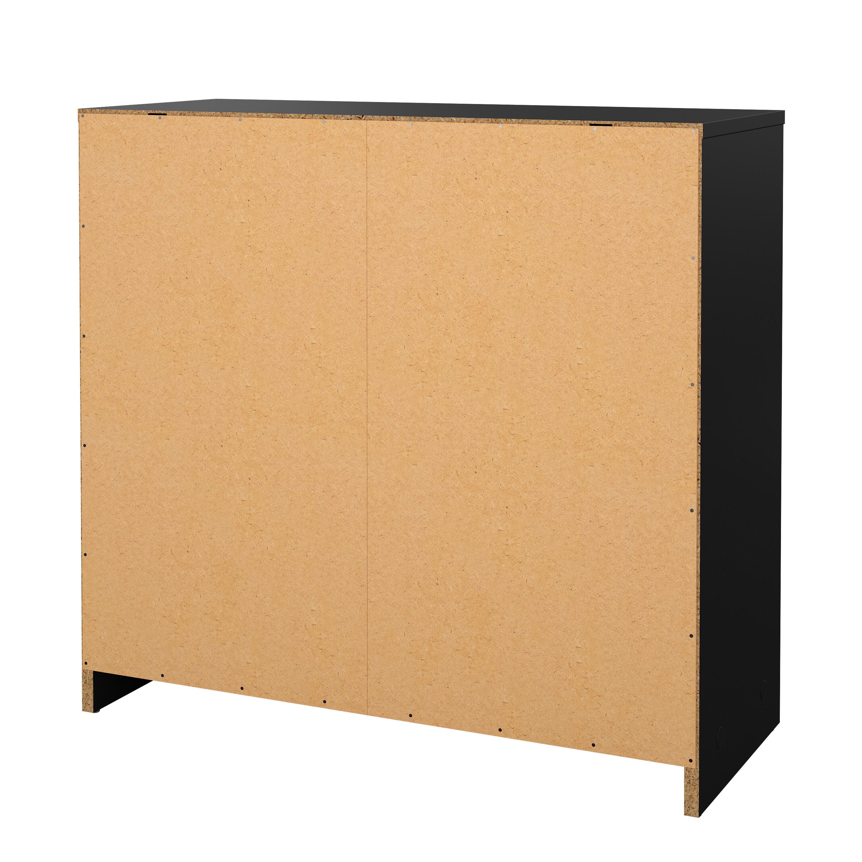 Tvilum Portland 3 Drawer Chest of Drawers, Black, large