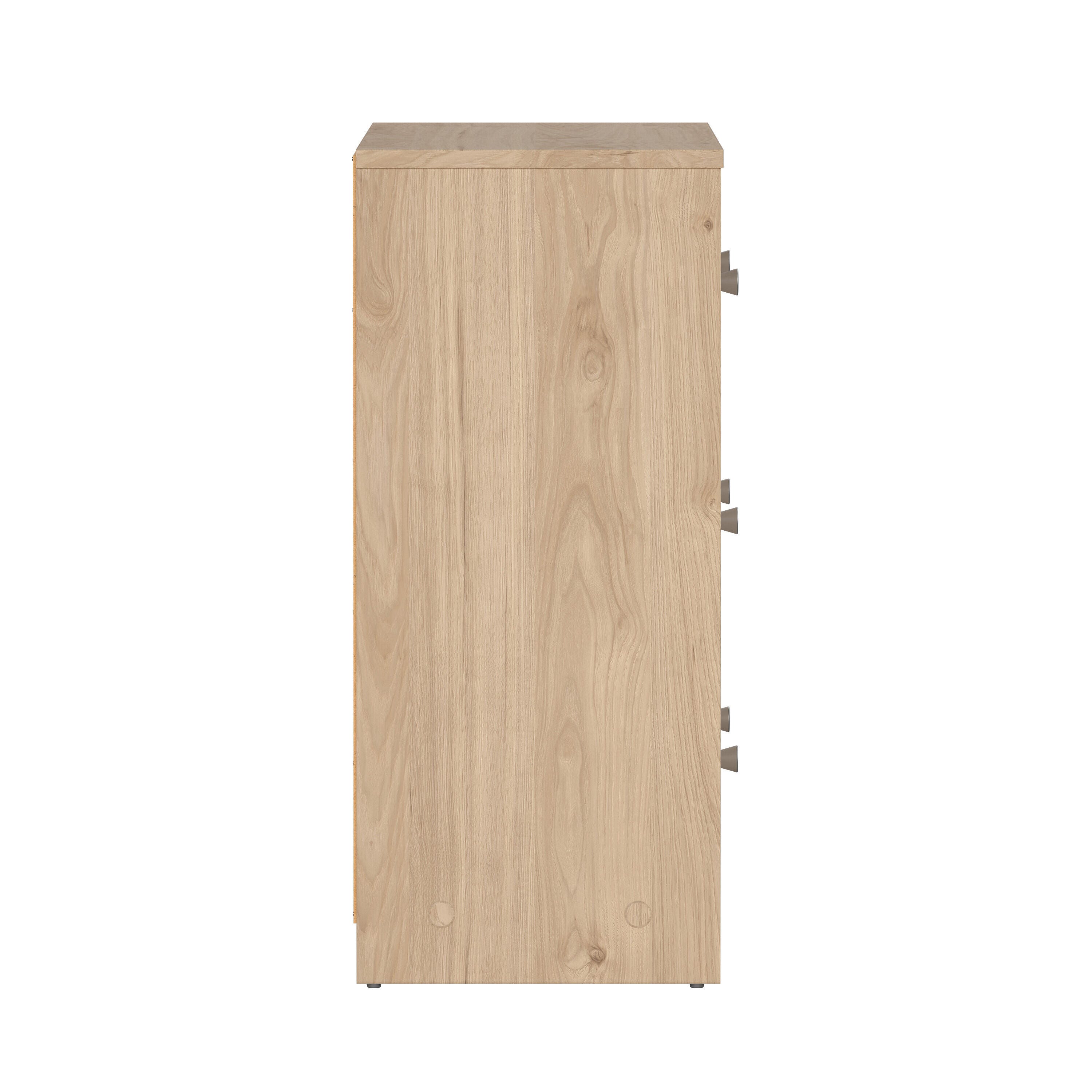Tvilum Portland 3 Drawer Chest of Drawers, Jackson Hickory, large
