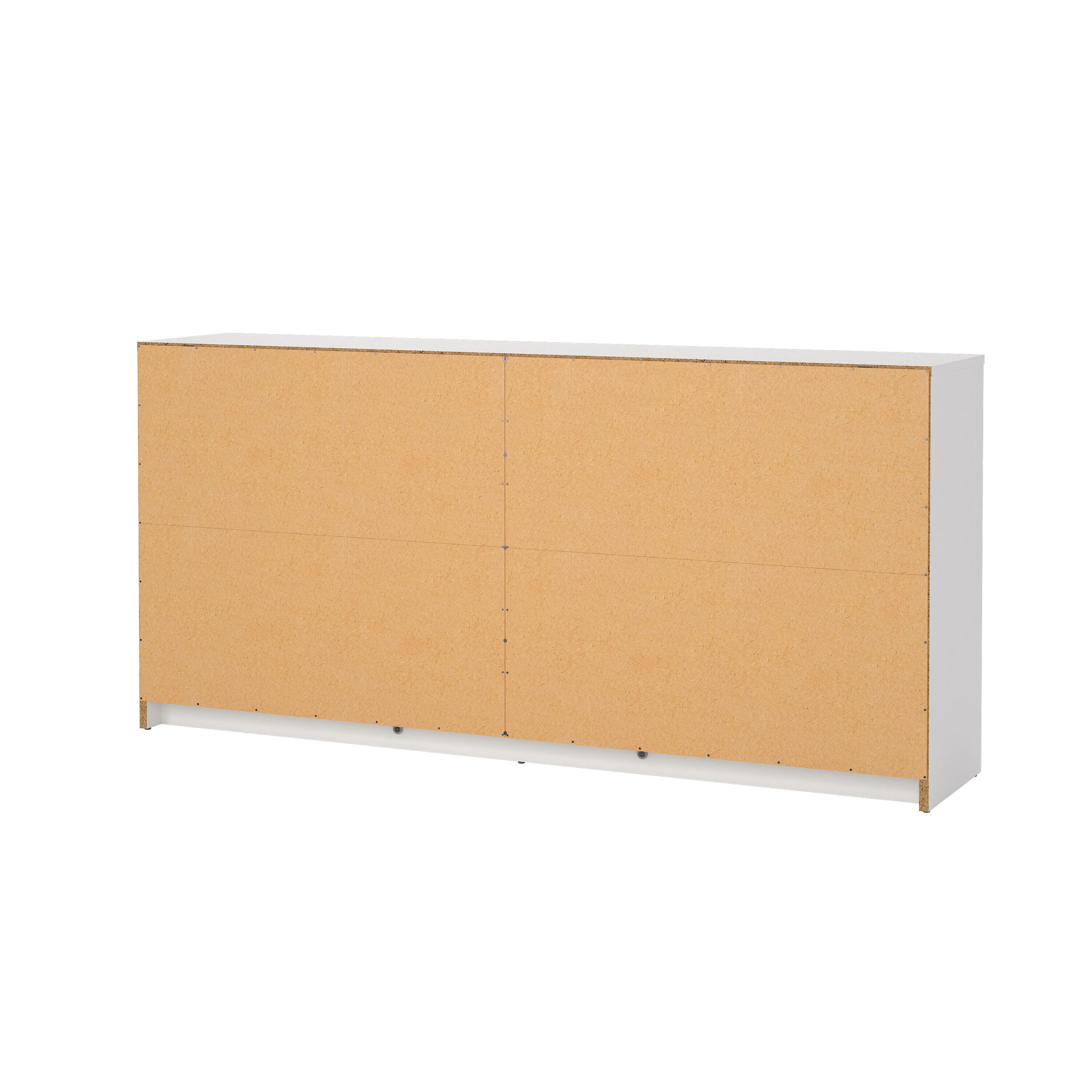 Tvilum Portland 56" 6 Drawer Double Dresser, White, large