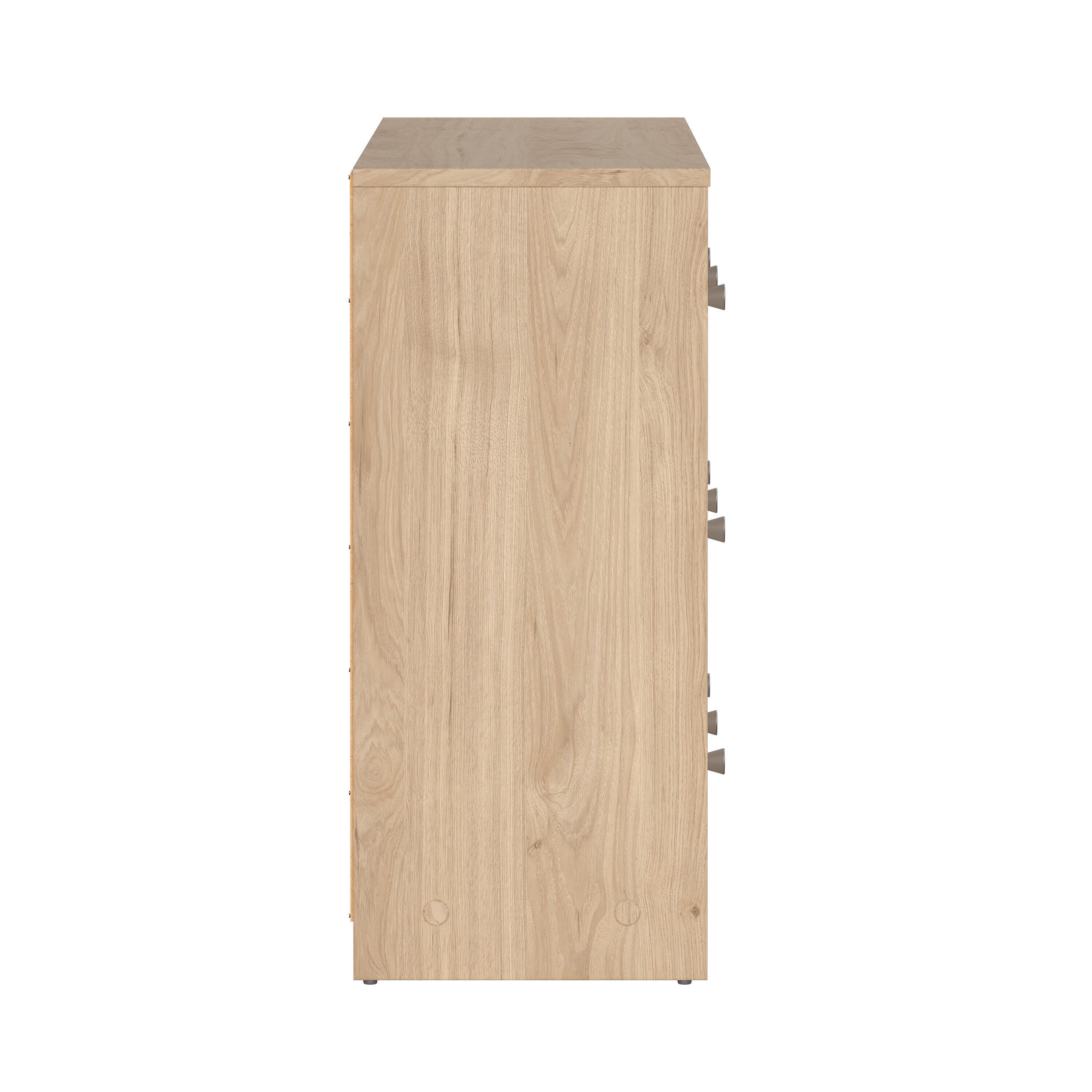 Tvilum Portland 56" 6 Drawer Double Dresser, Jackson Hickory, large