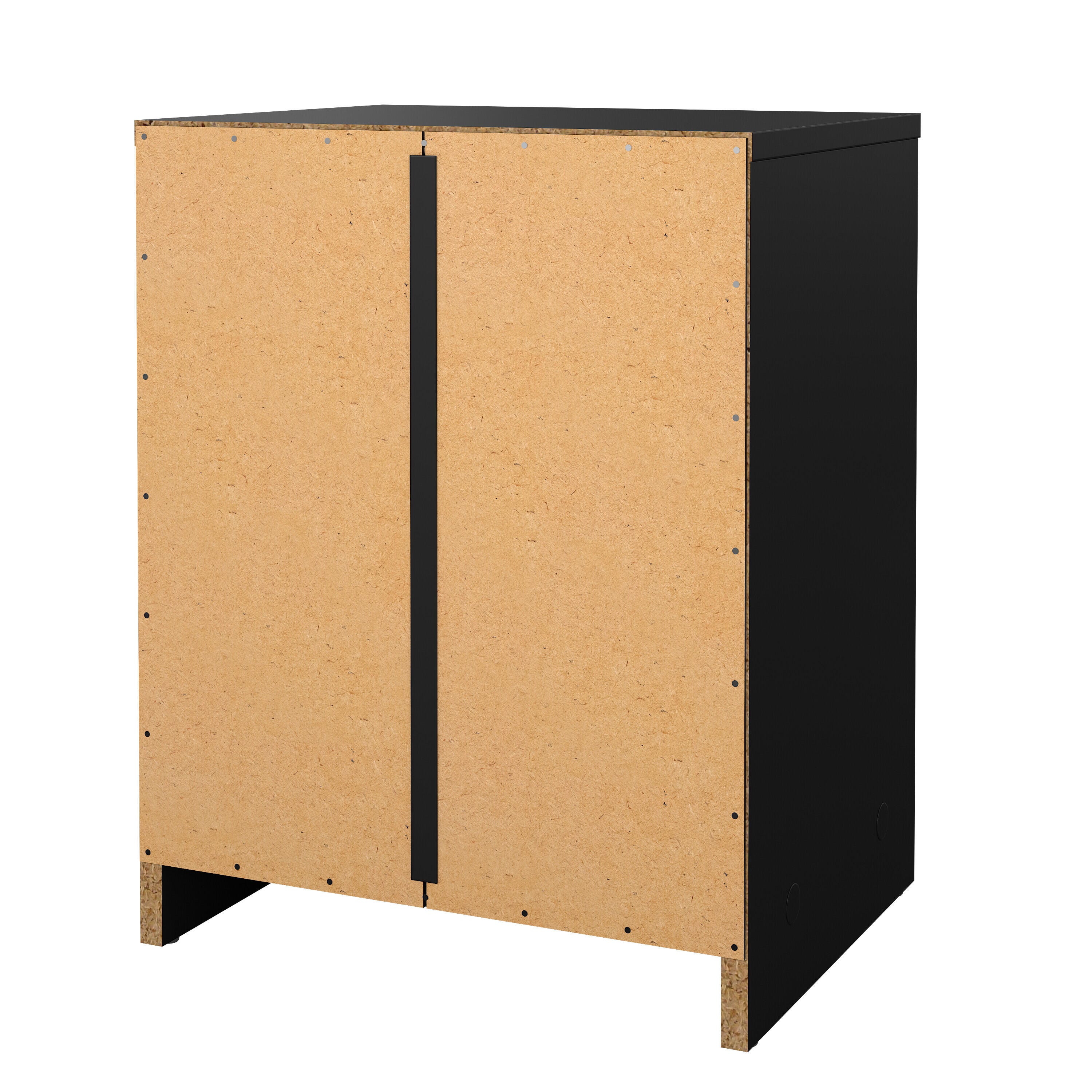 Tvilum Portland 15" 1 Drawer Nightstand, Black, large