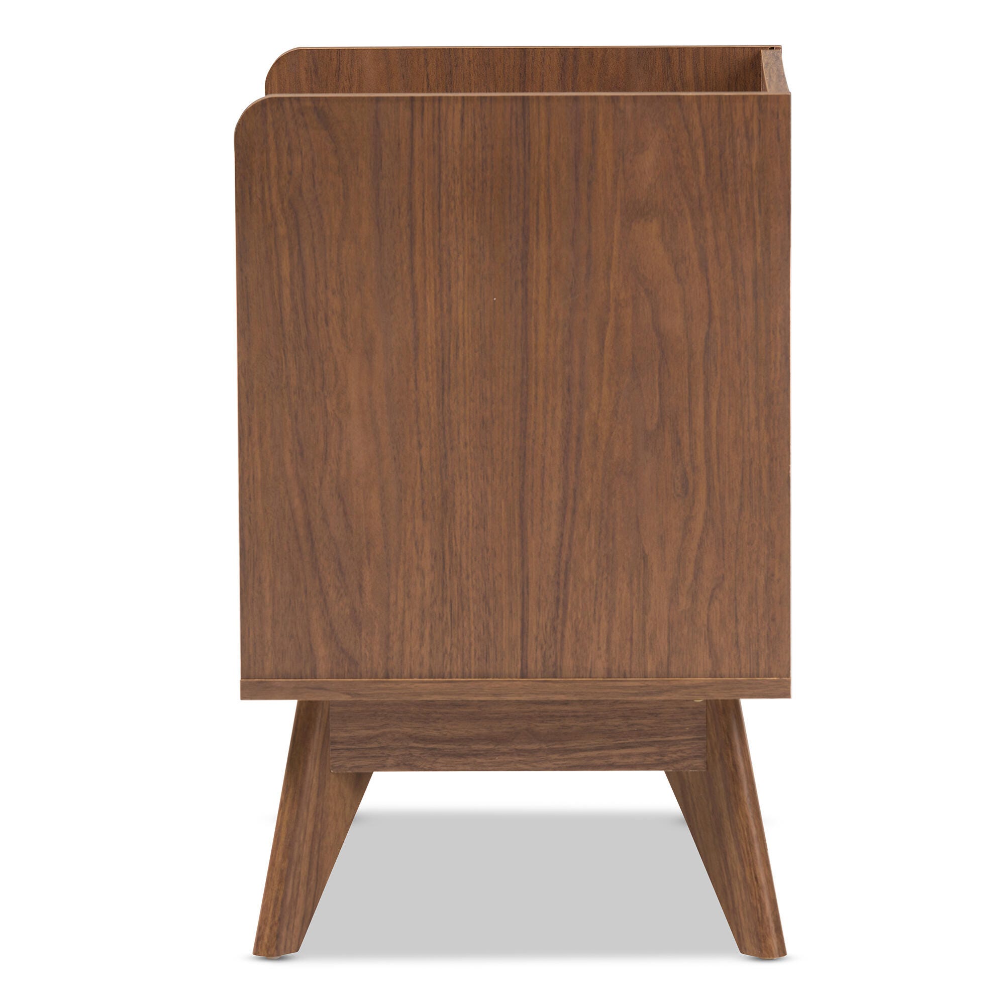Brighton Midcentury Modern 3 Drawer Nightstand, , large