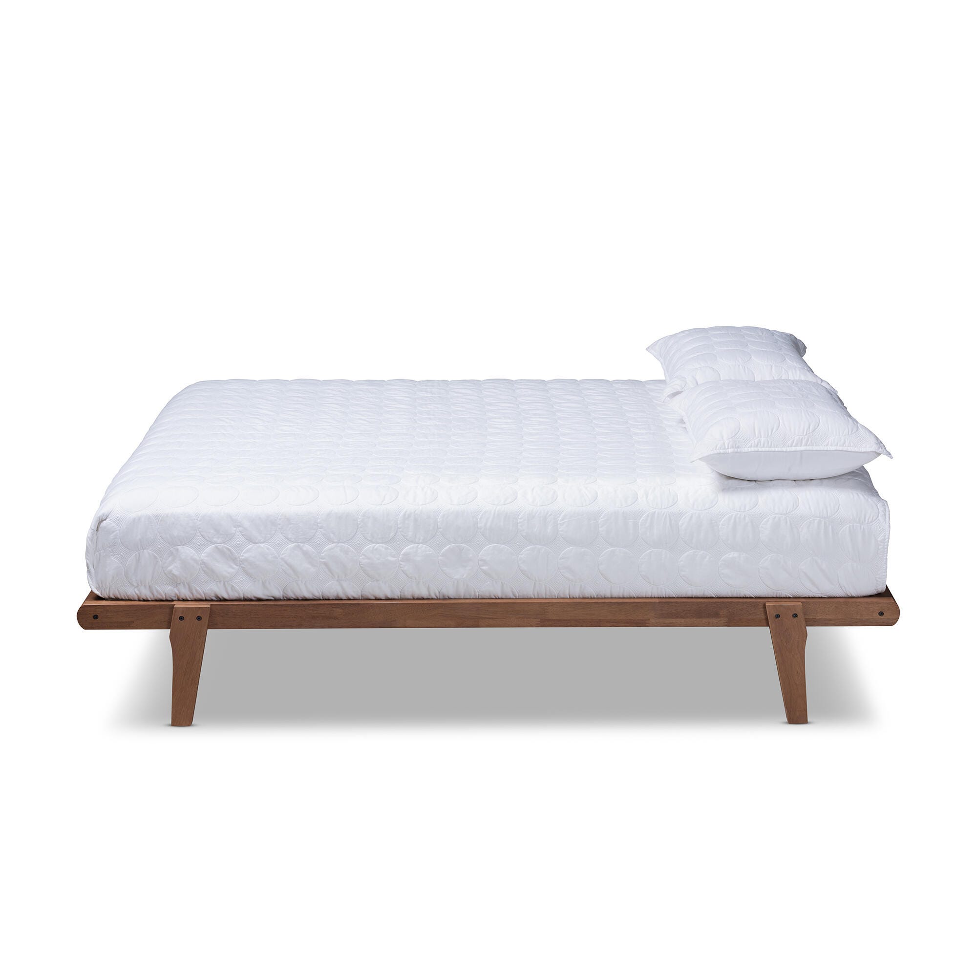 Kaia Queen Midcentury Modern Platform Bed, , large
