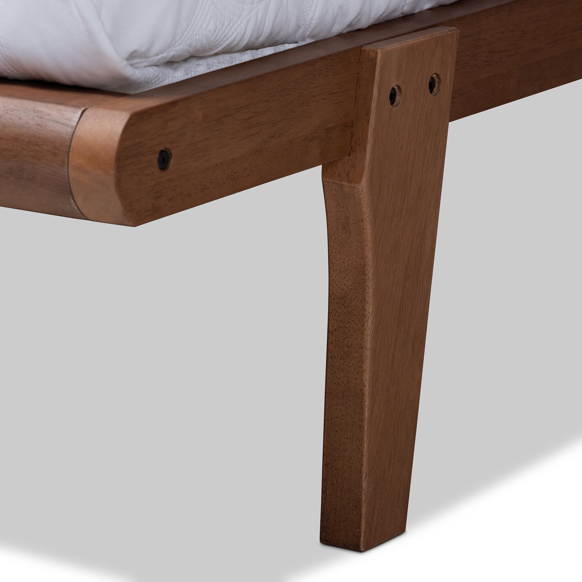 Kaia Queen Midcentury Modern Platform Bed, , large