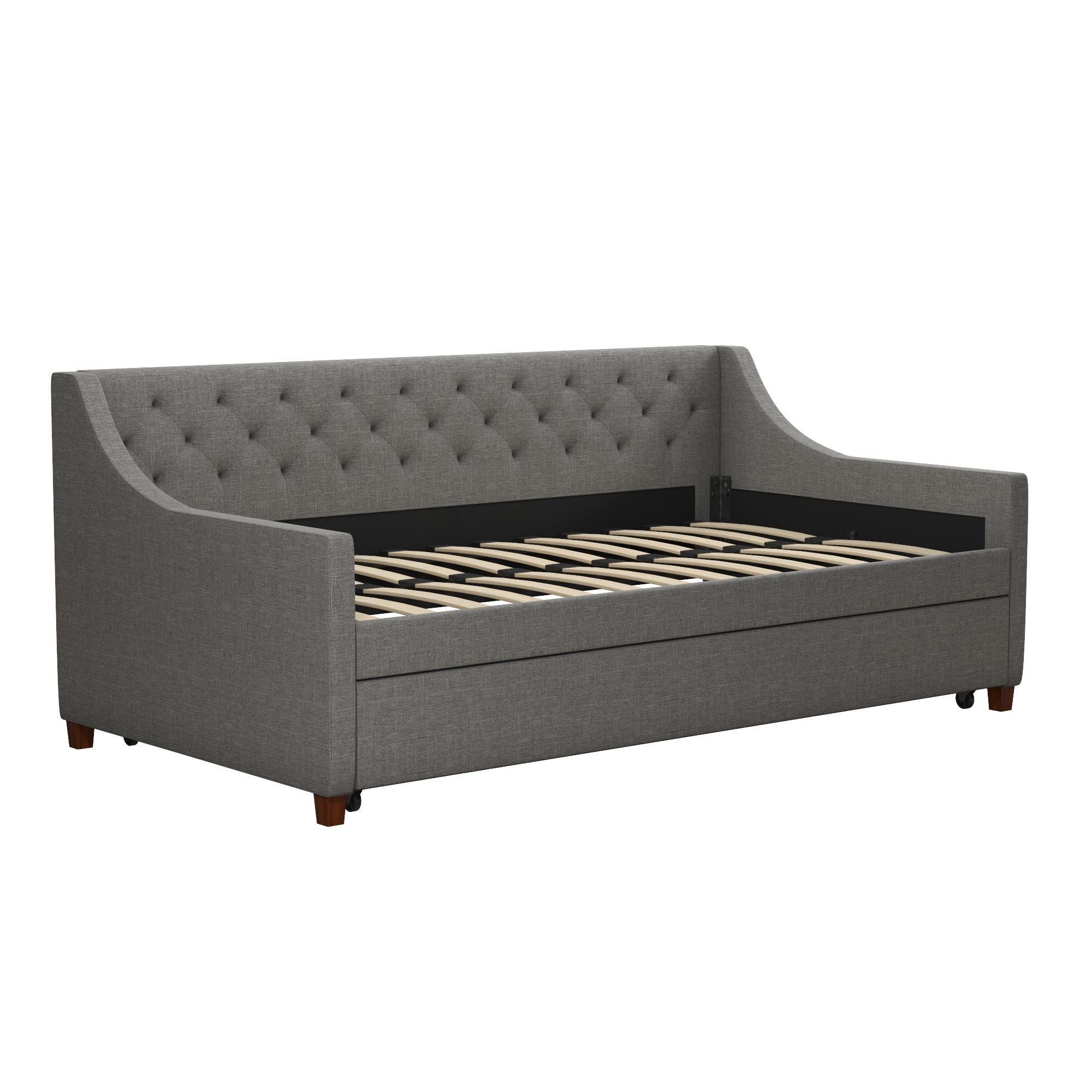 Her Majesty Daybed and Trundle, Gray, large