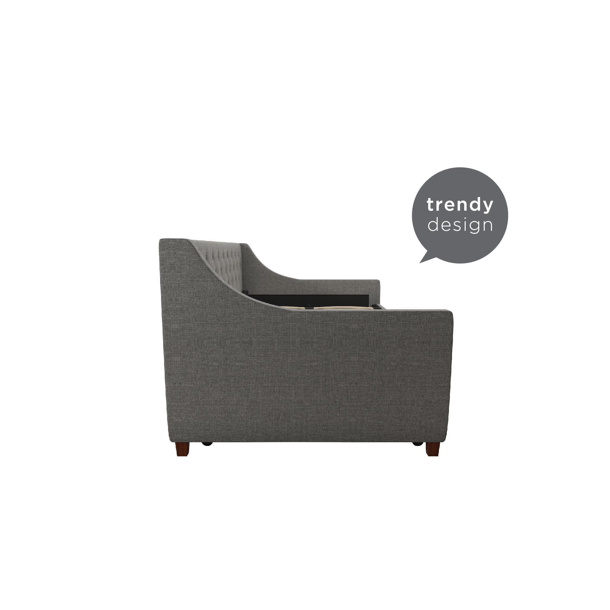 Her Majesty Daybed and Trundle, Gray, large
