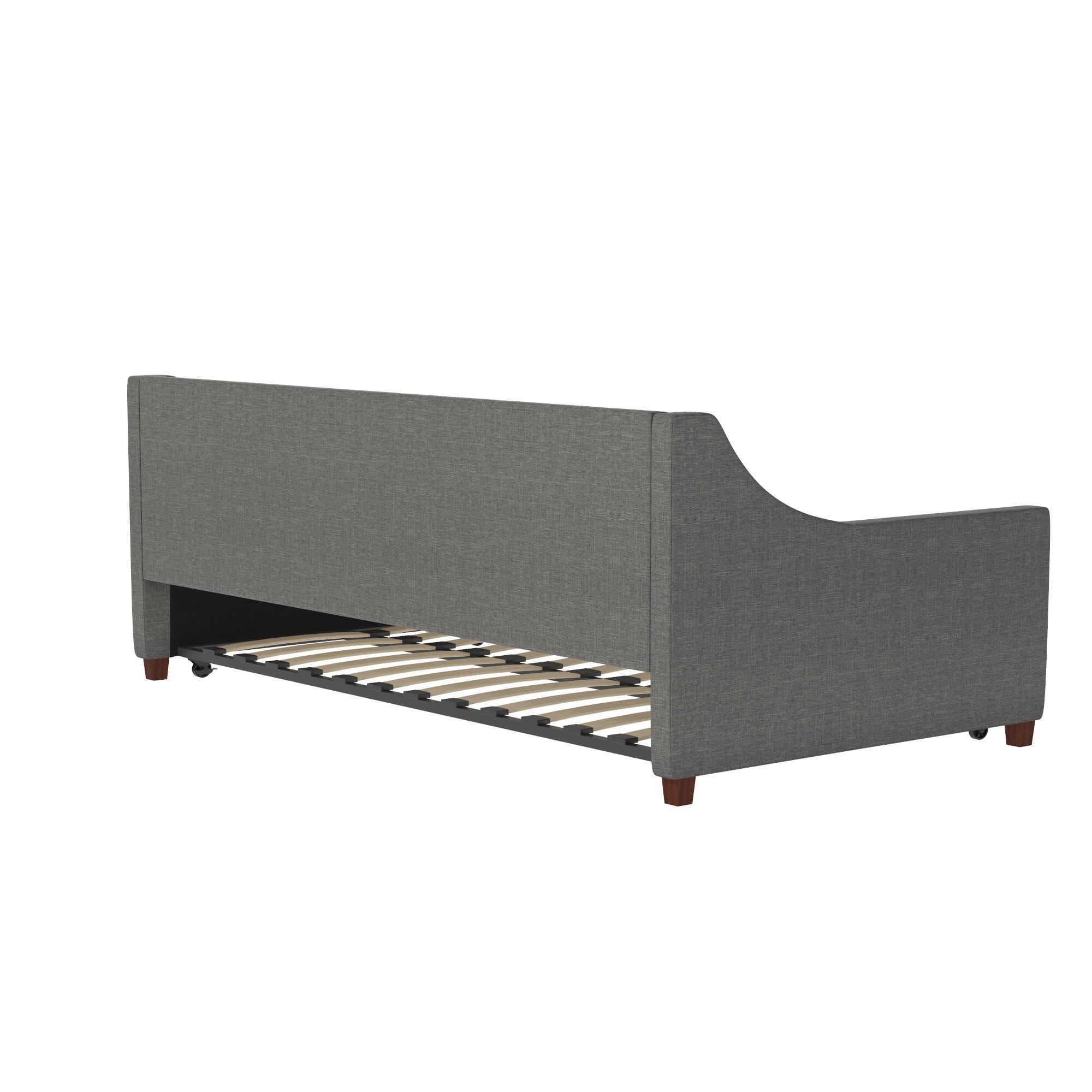 Her Majesty Daybed and Trundle, Gray, large