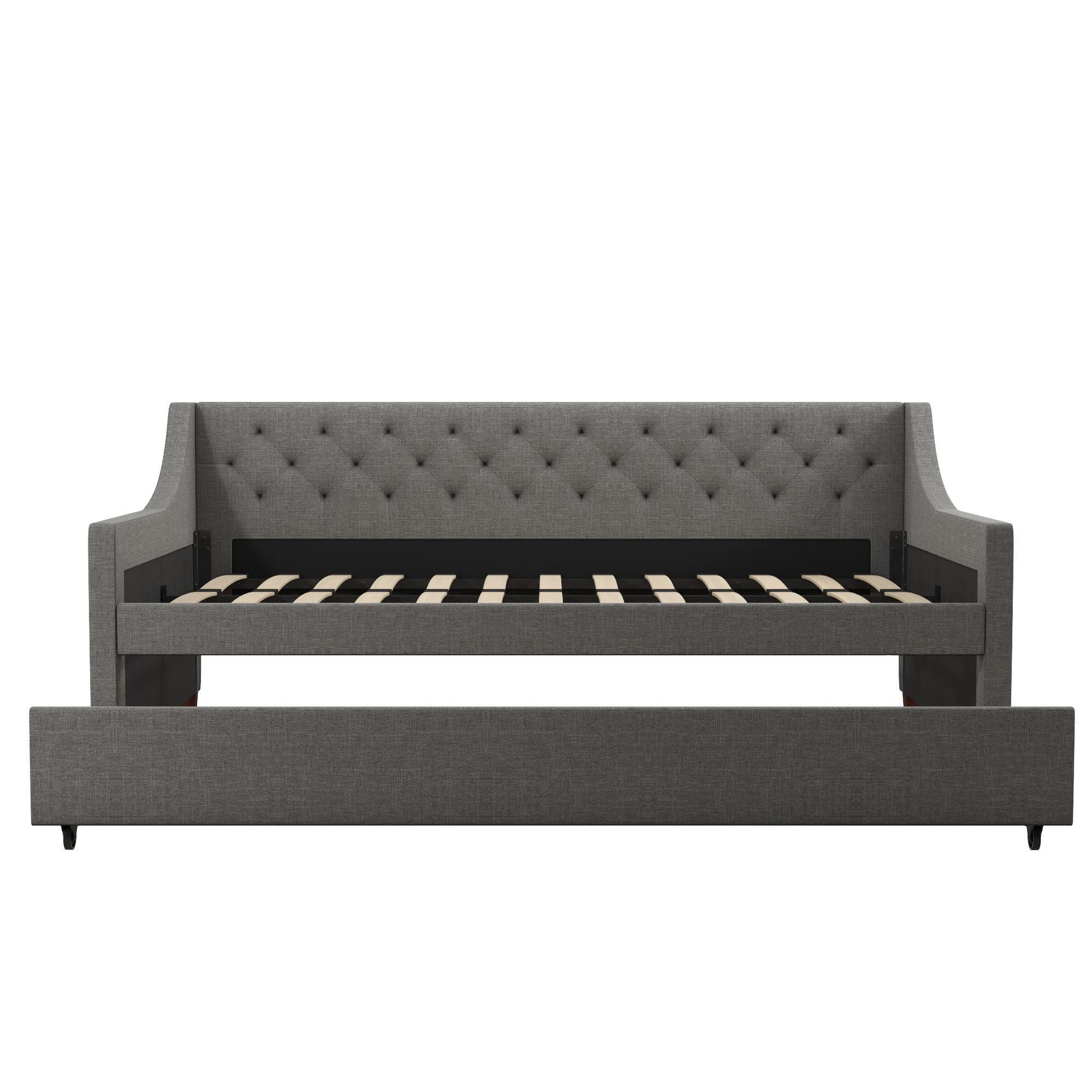 Her Majesty Daybed and Trundle, Gray, large