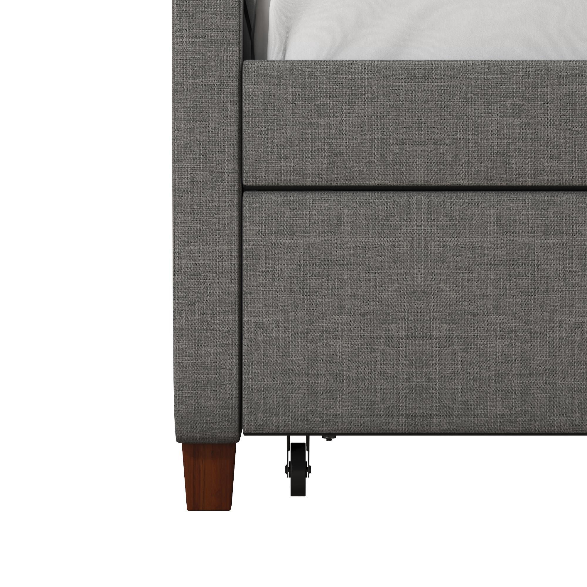 Her Majesty Daybed and Trundle, Gray, large