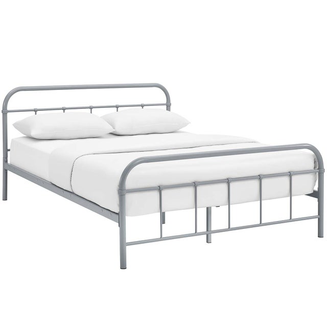 Maisie Queen Metal Platform Bed