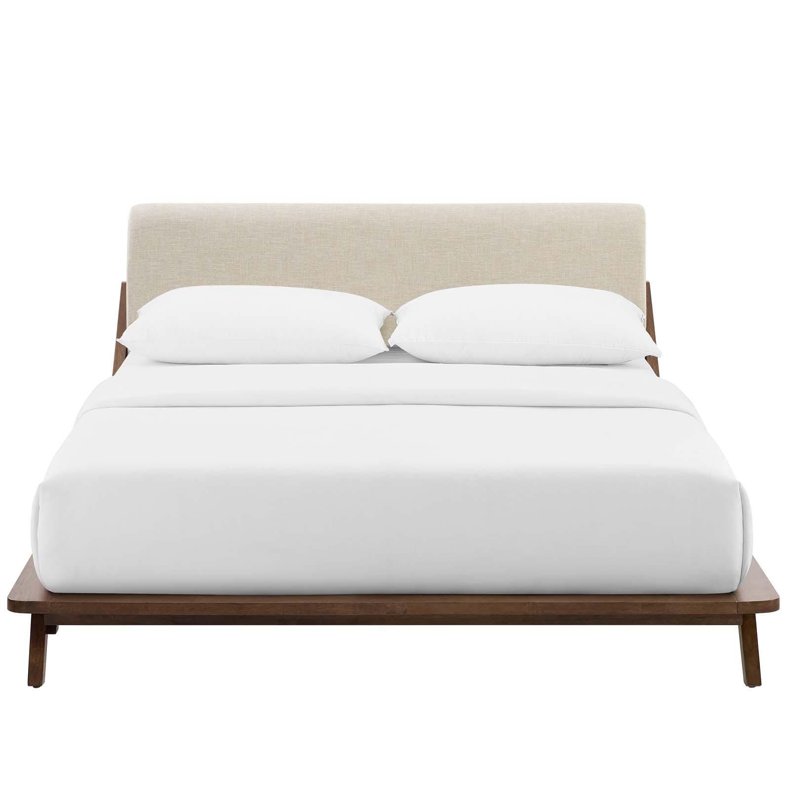 Luella Queen Upholstered Platform Bed, , large