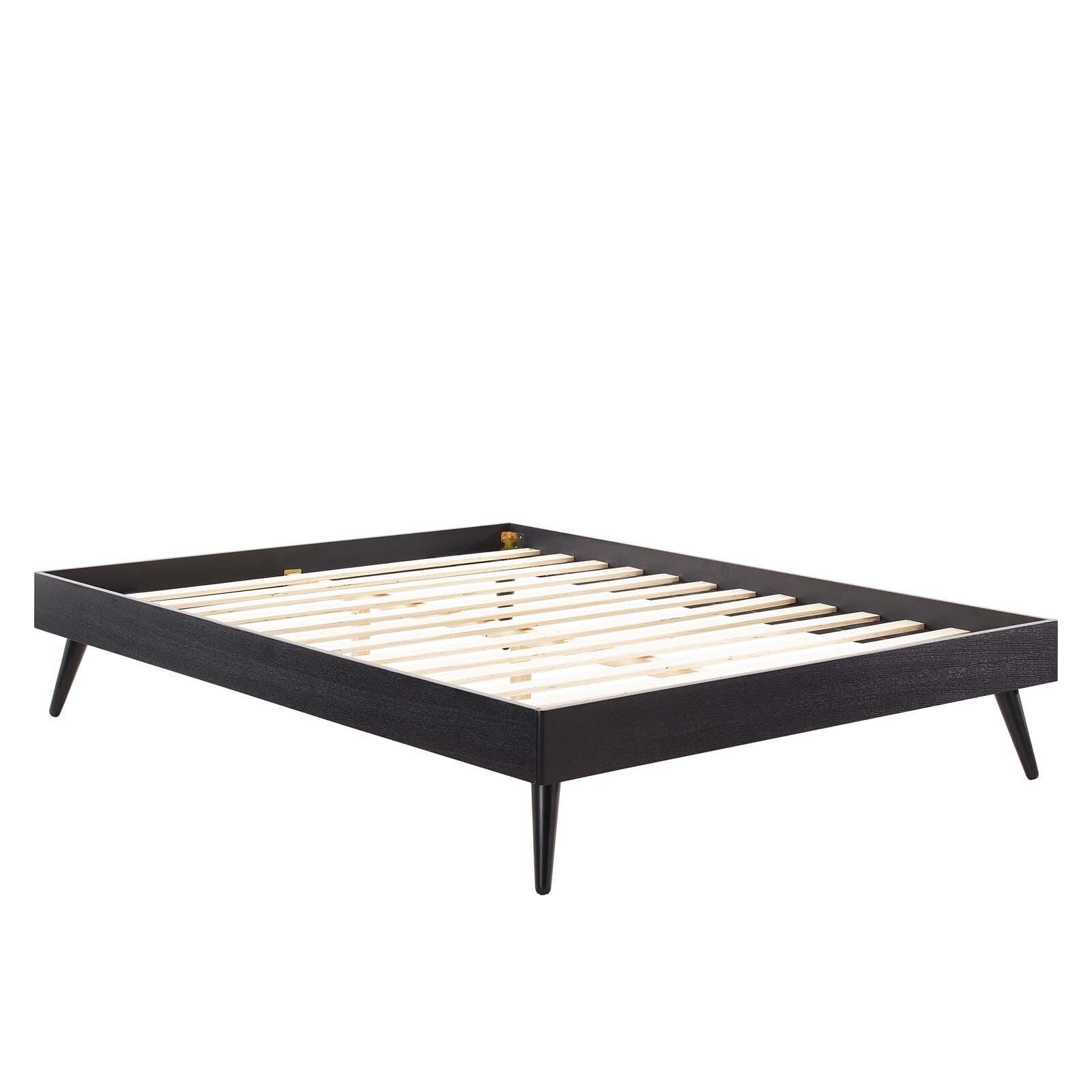 Margo Queen Platform Bed, Black, large