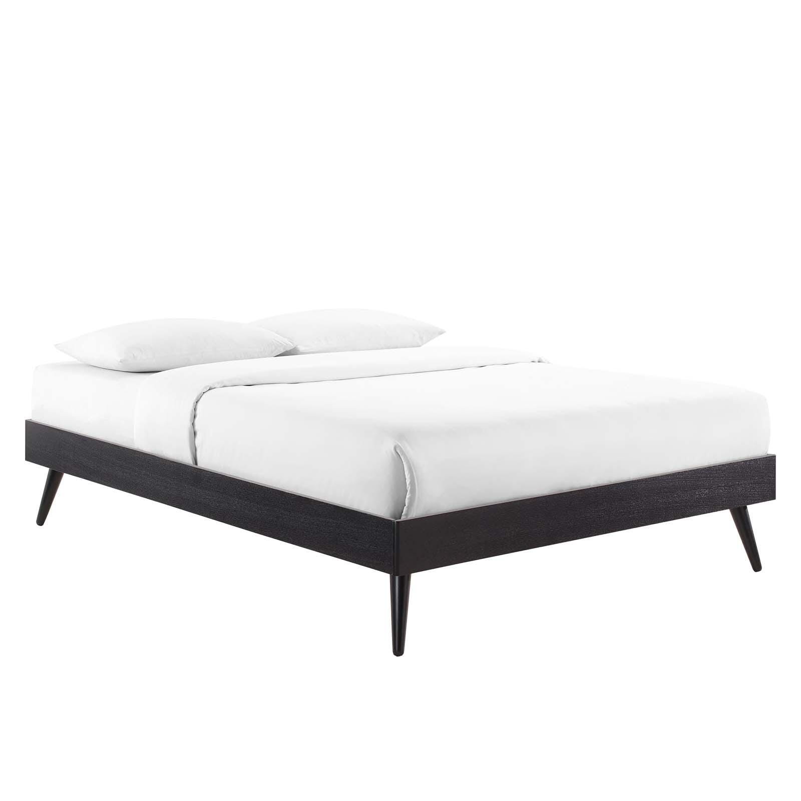 Margo King Platform Bed, Black, large