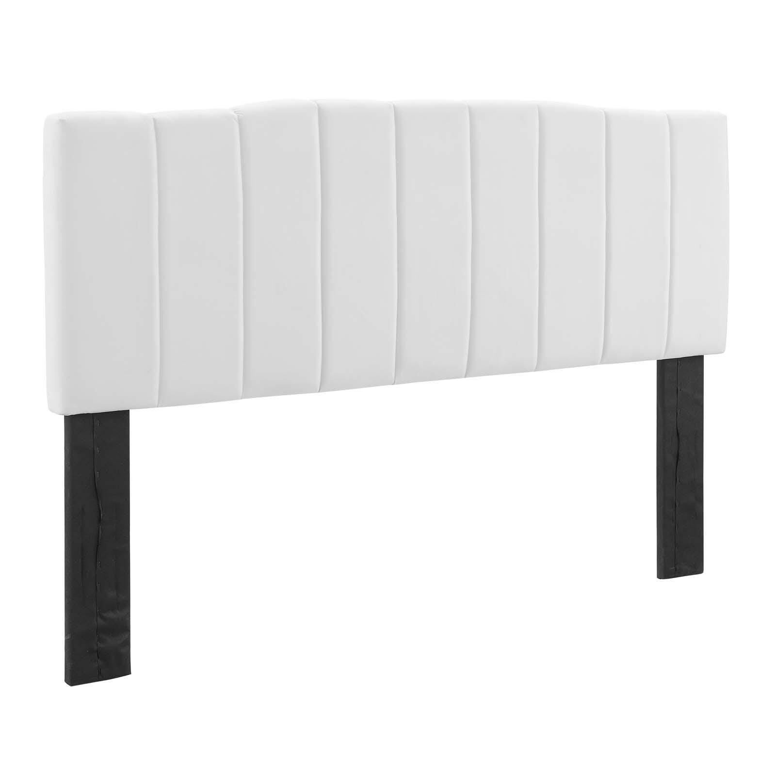 Camilla Queen/Full Channel Tufted Velvet Headboard