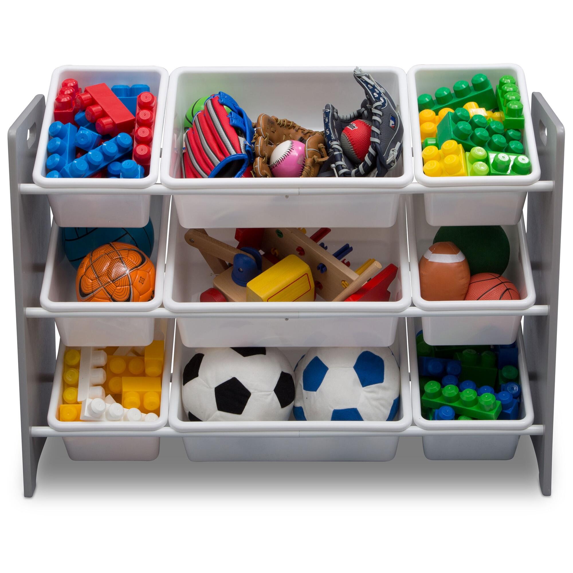 Delta Children MySize 9 Bin Plastic Toy Organizer | Ashley