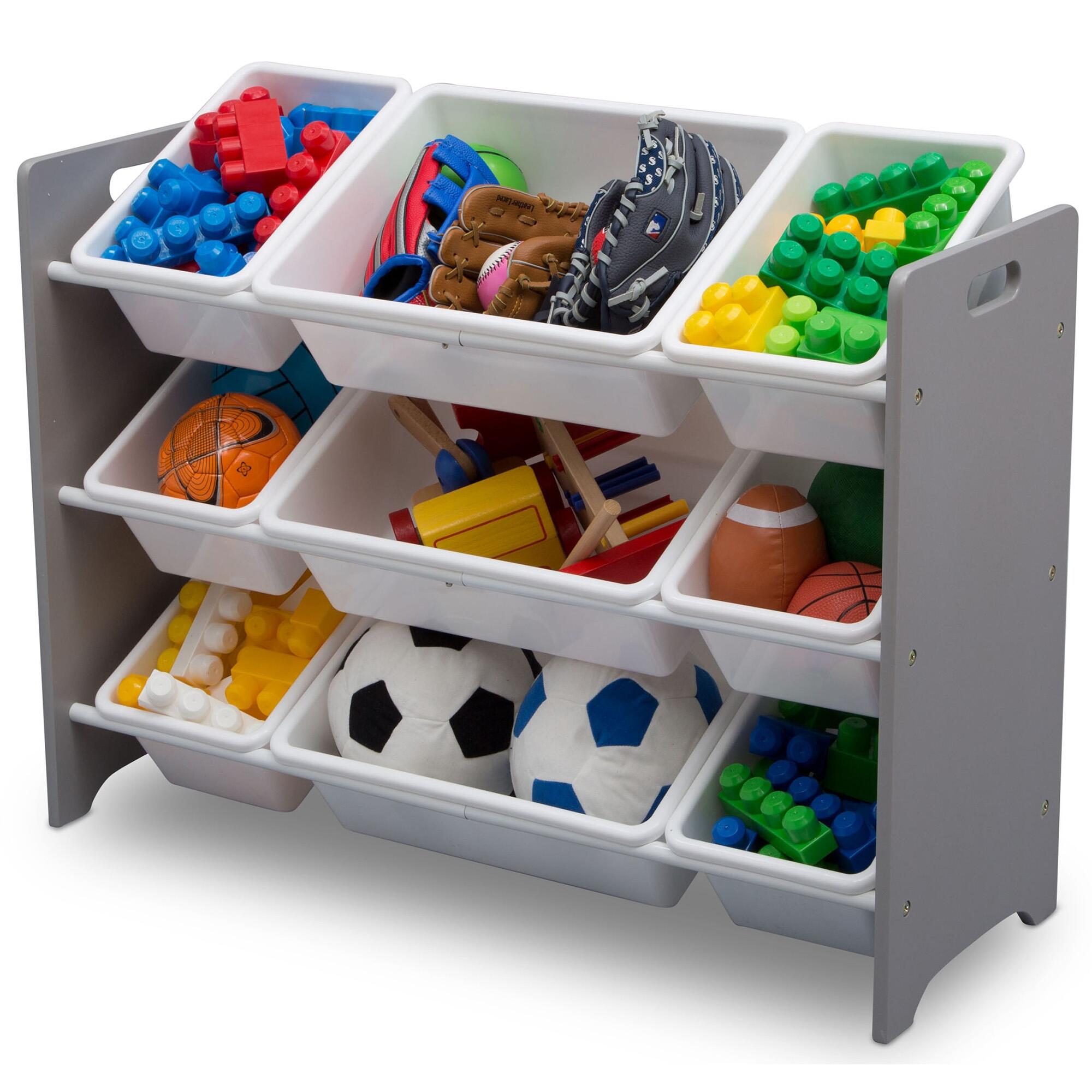 Delta Children MySize 9 Bin Plastic Toy Organizer | Ashley