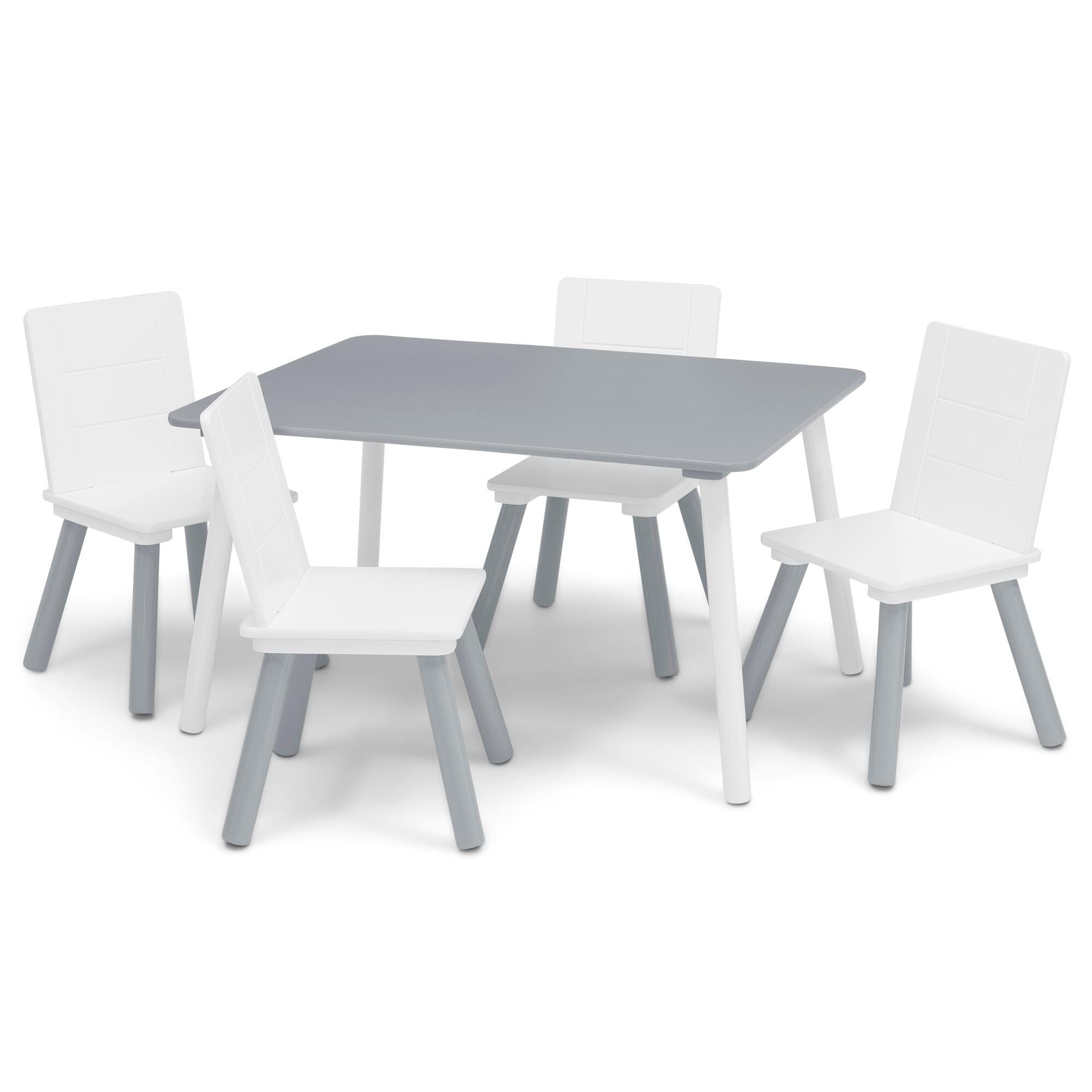 Delta Children Kids Table and Chair Set (4 Chairs Included), , large