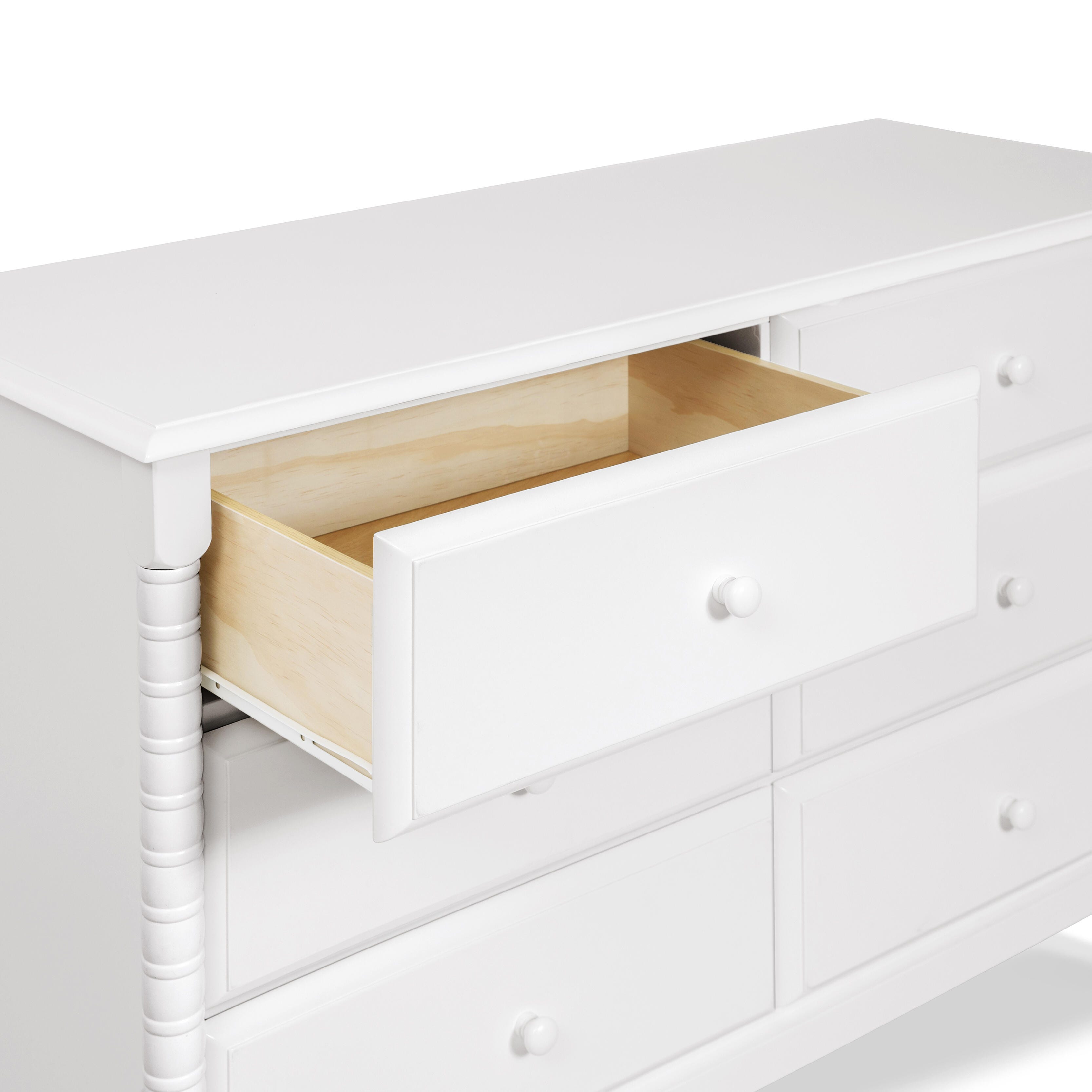 daVinci Jenny Lind 18" 6 Drawer Dresser, White, large