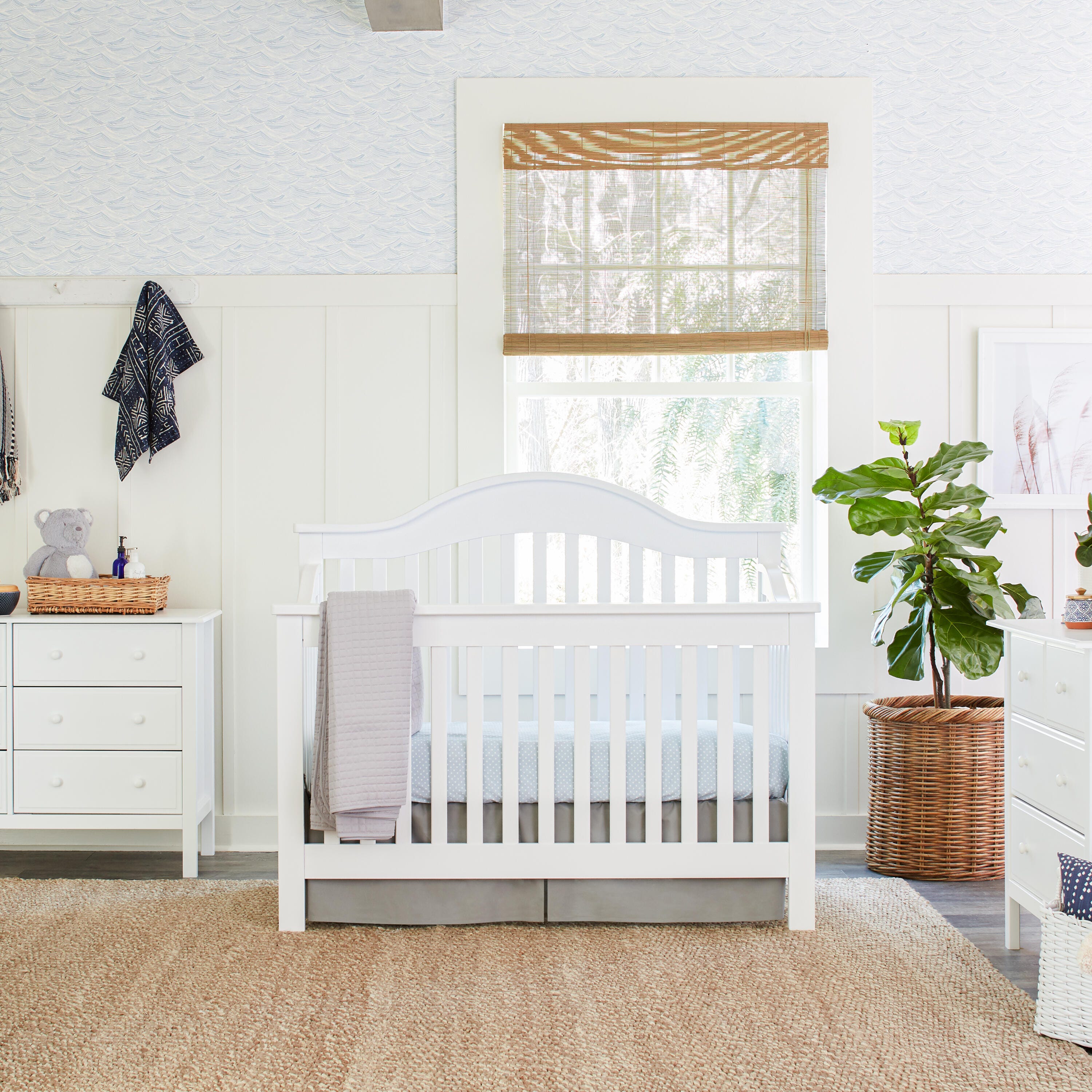 daVinci Jayden 4-in-1 Convertible Crib, White, large