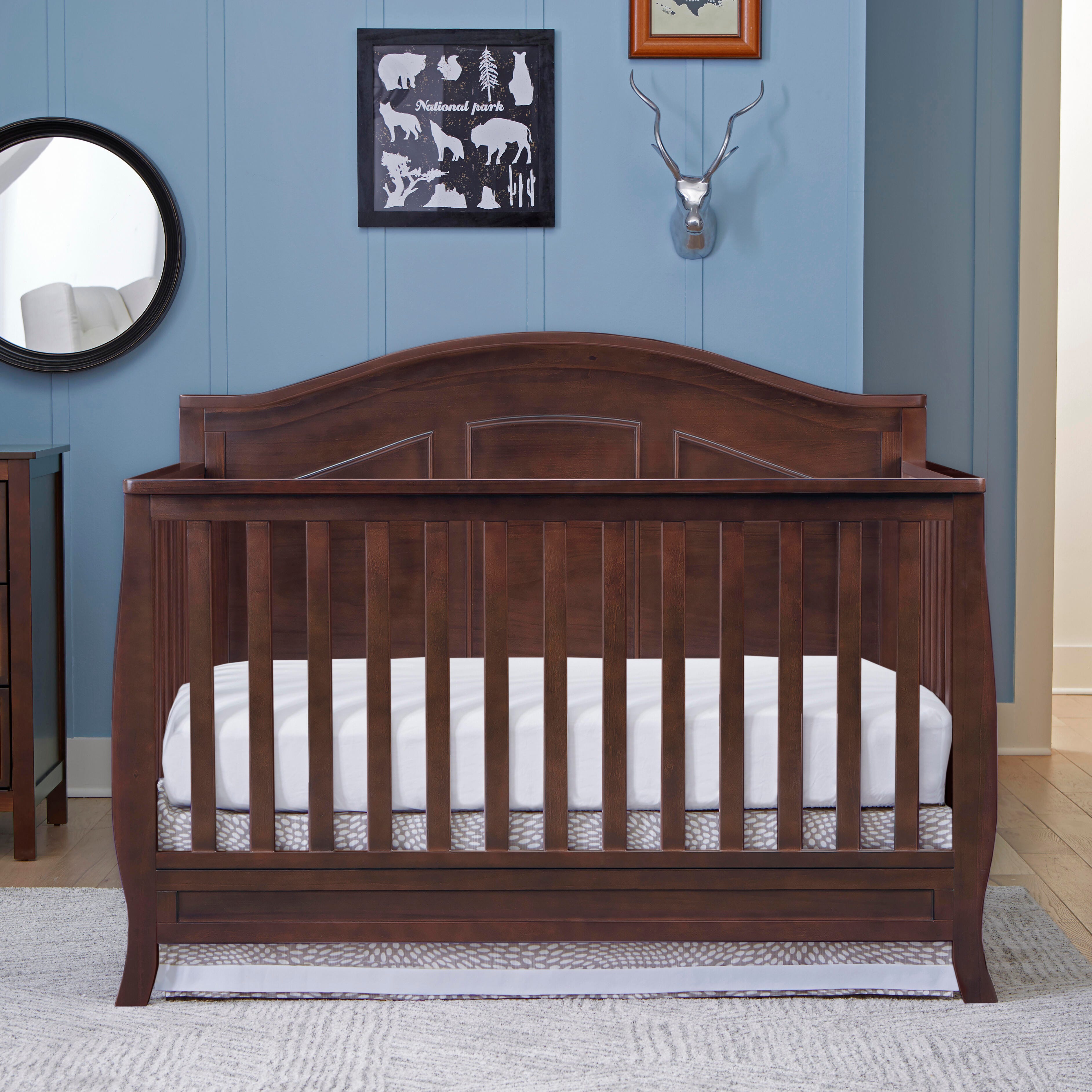 Davinci Emmett 4-in-1 Convertible Crib, Espresso, large