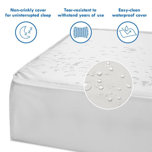 Davinci Deluxe Coil Firm Support Mini Crib Mattress, , large