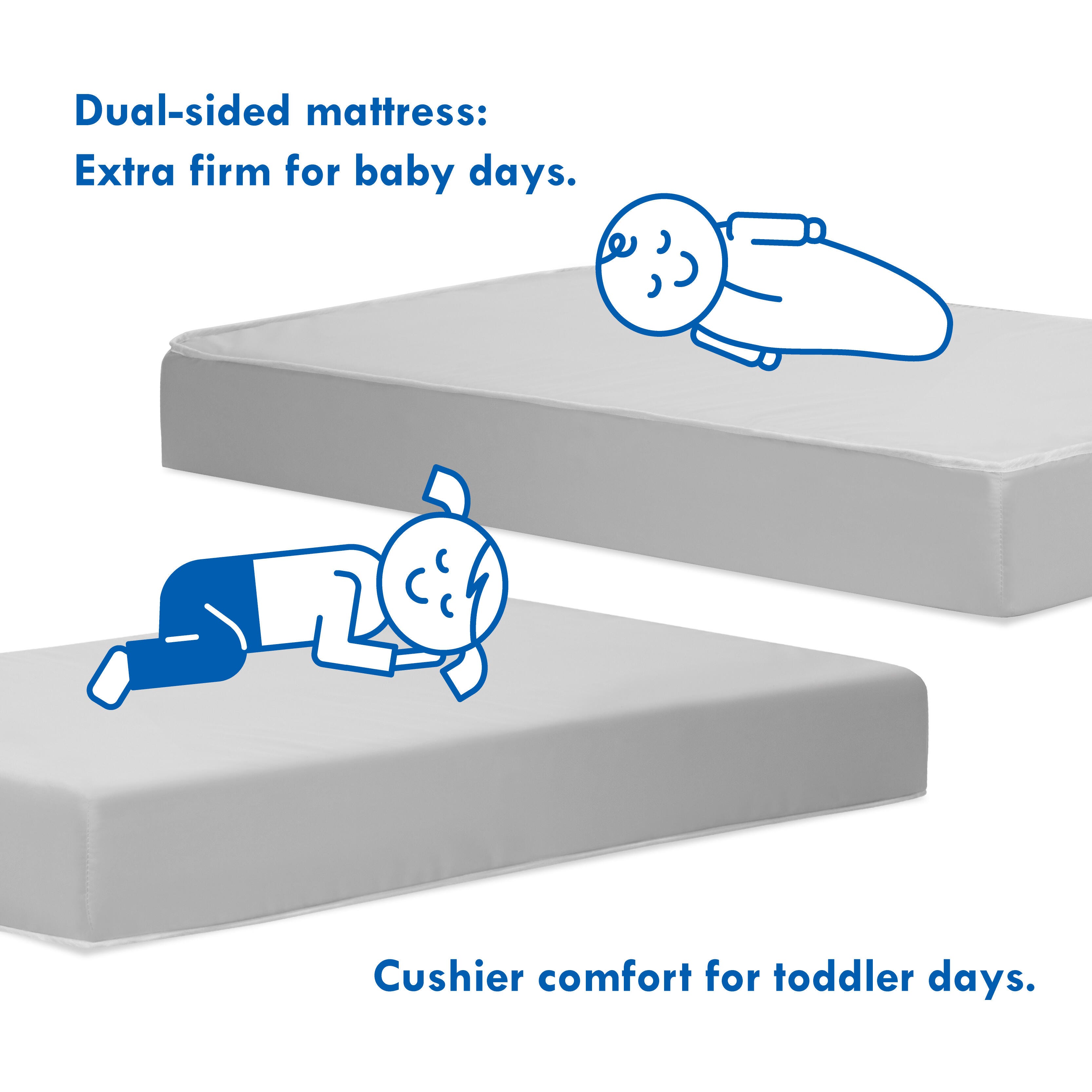 Davinci Deluxe Coil Dual-sided Crib and Toddler Mattress, , large