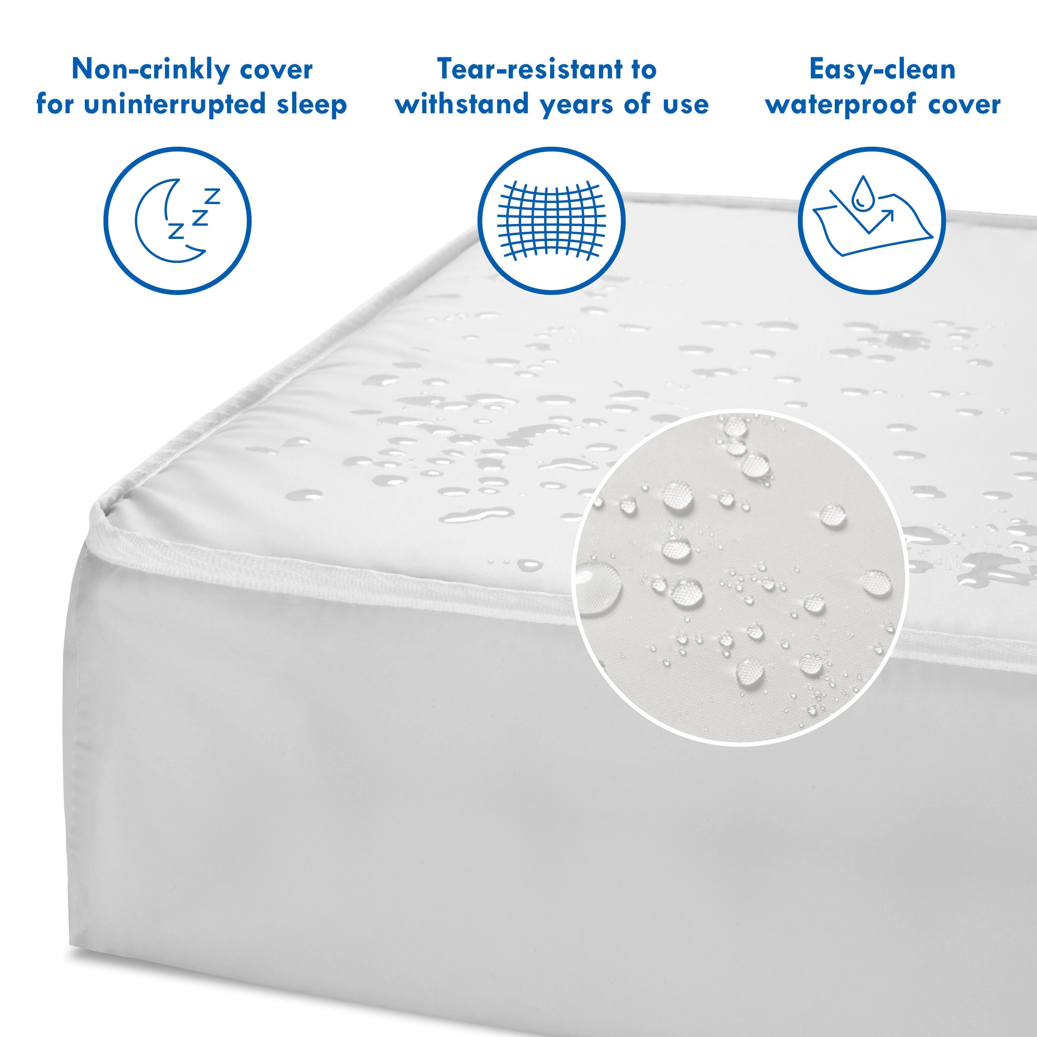 Davinci Complete Slumber Waterproof Mini Crib Mattress, , large