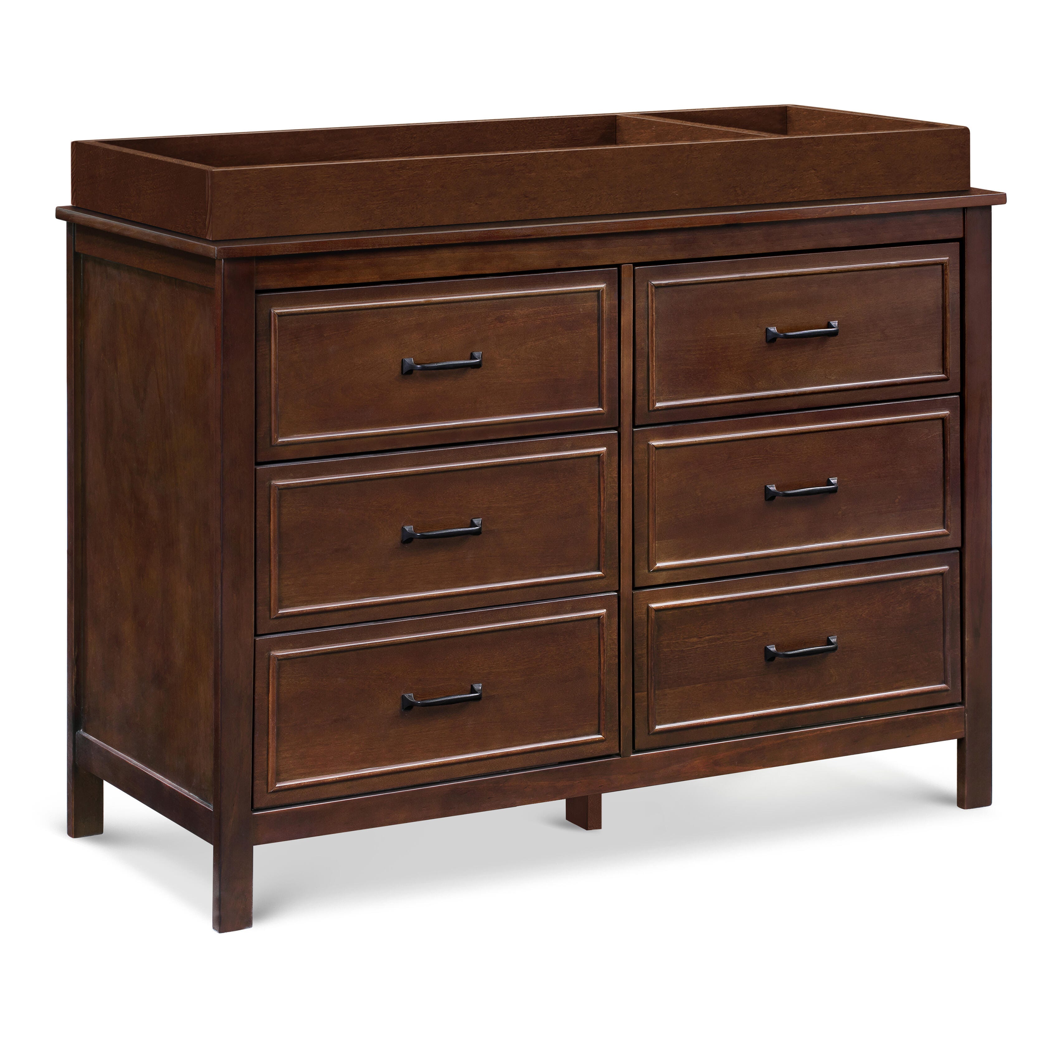 Davinci Charlie 6-Drawer Double Dresser, Espresso, large