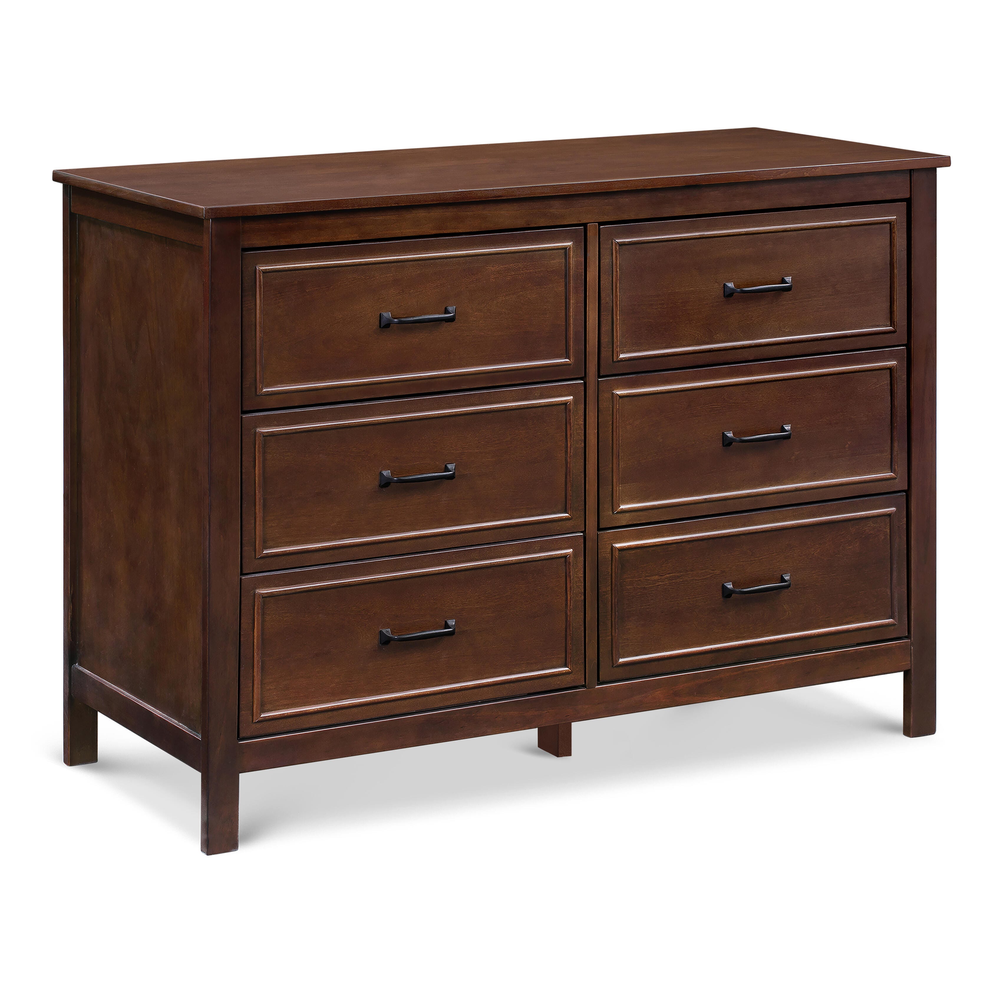 Davinci Charlie 6-Drawer Double Dresser, Espresso, large