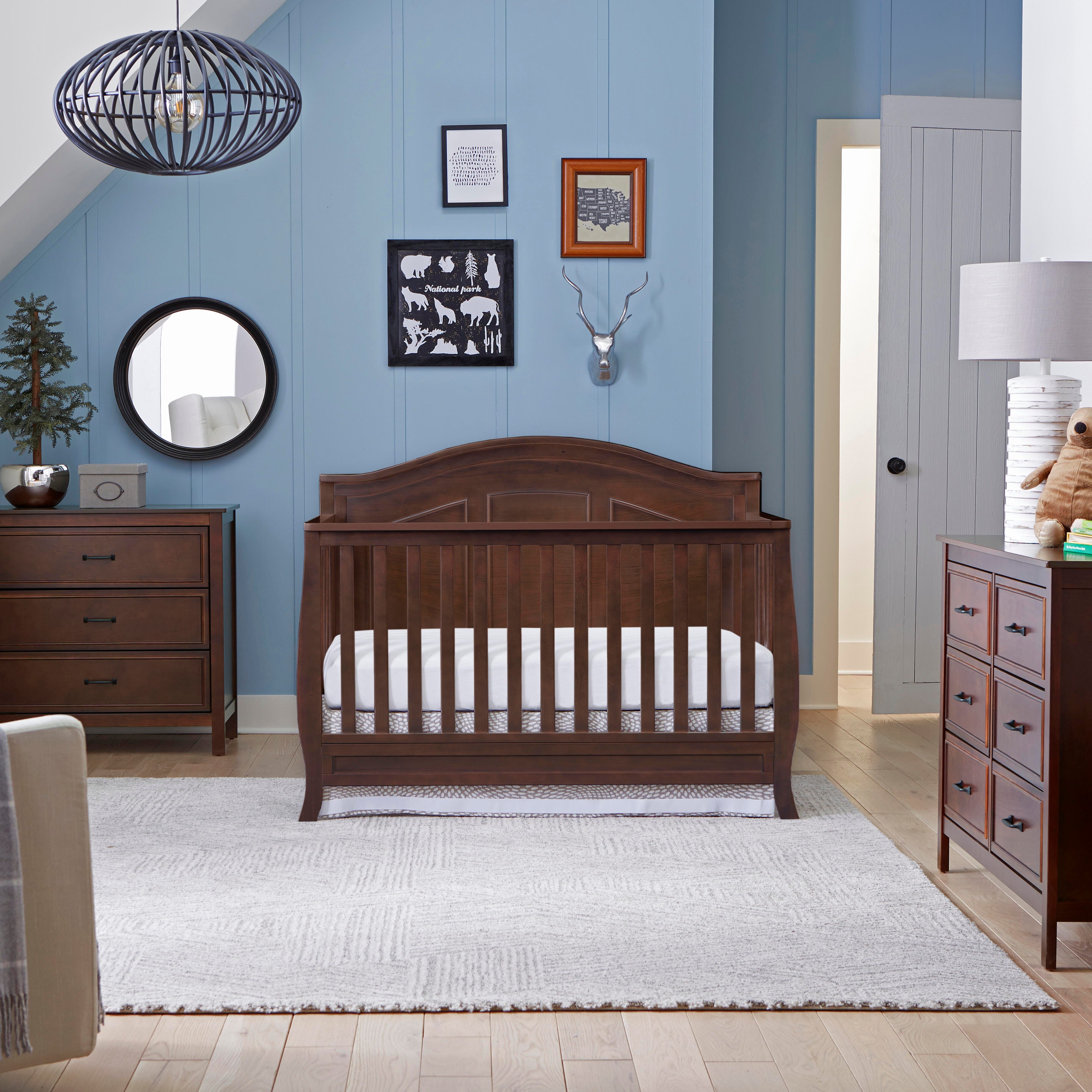 Davinci Charlie 6-Drawer Double Dresser, Espresso, large